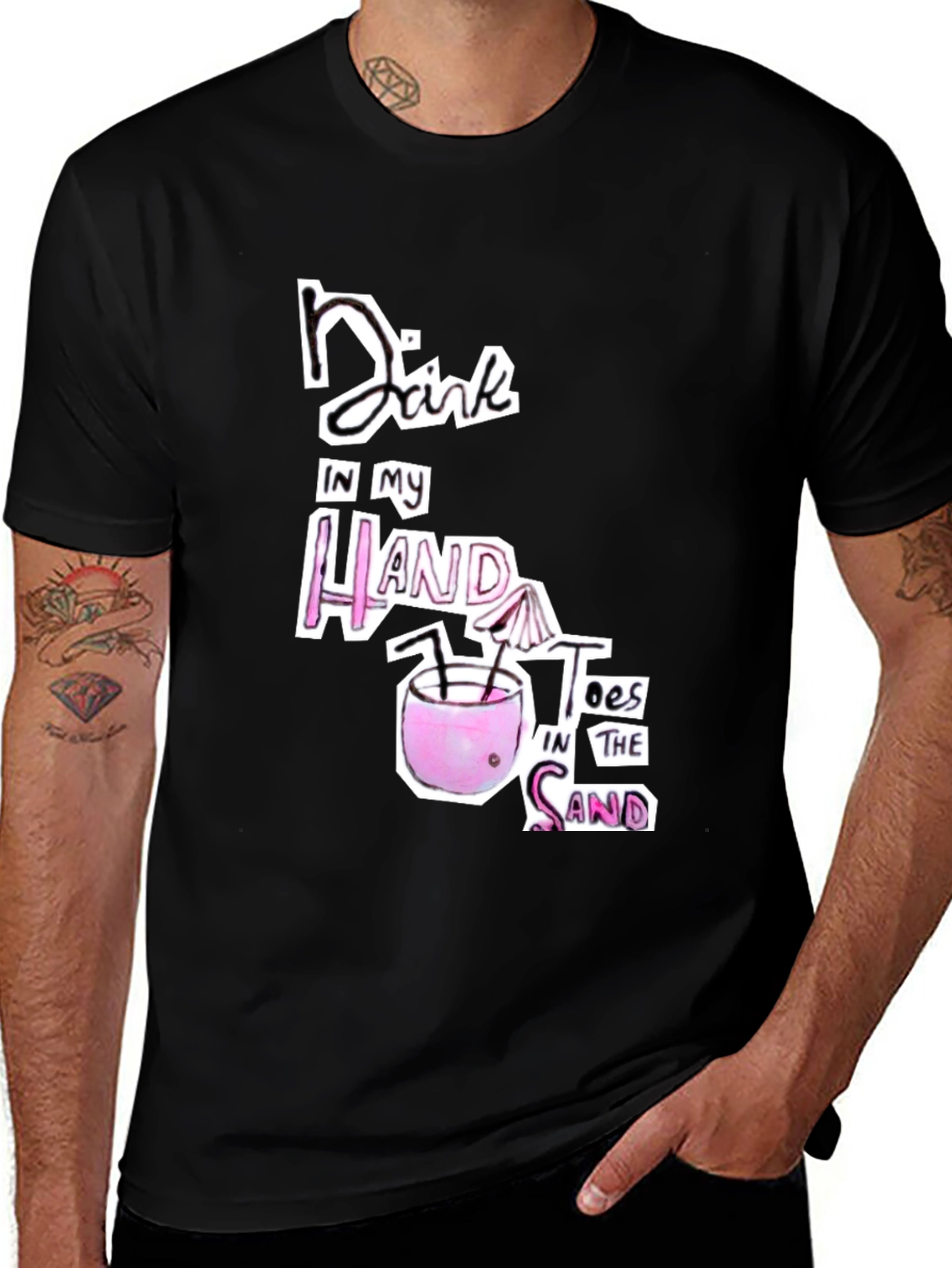 Variant 16 of Drink in My Hand T-Shirt - Summer Vibes