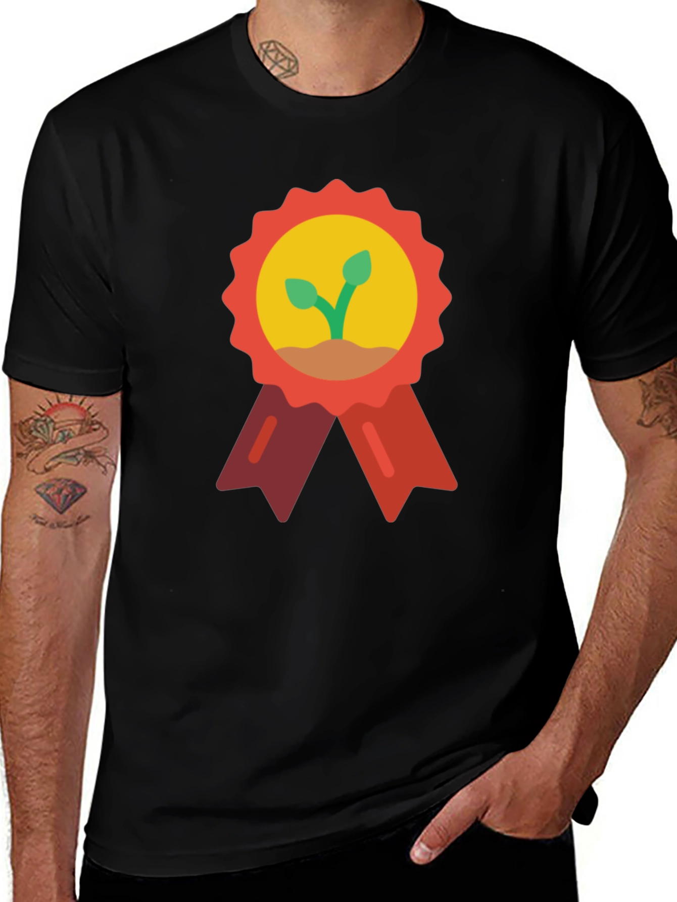 Eco Champion Black T-Shirt