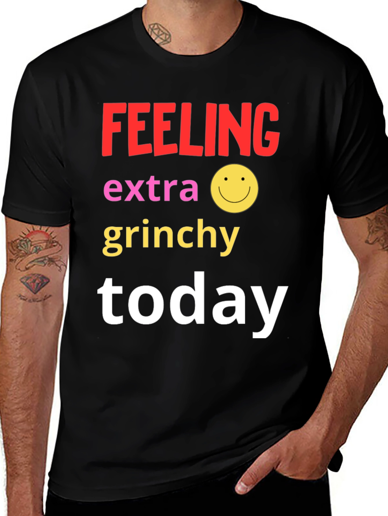 Variant 3 of Feeling Extra Grinchy Today T-Shirt