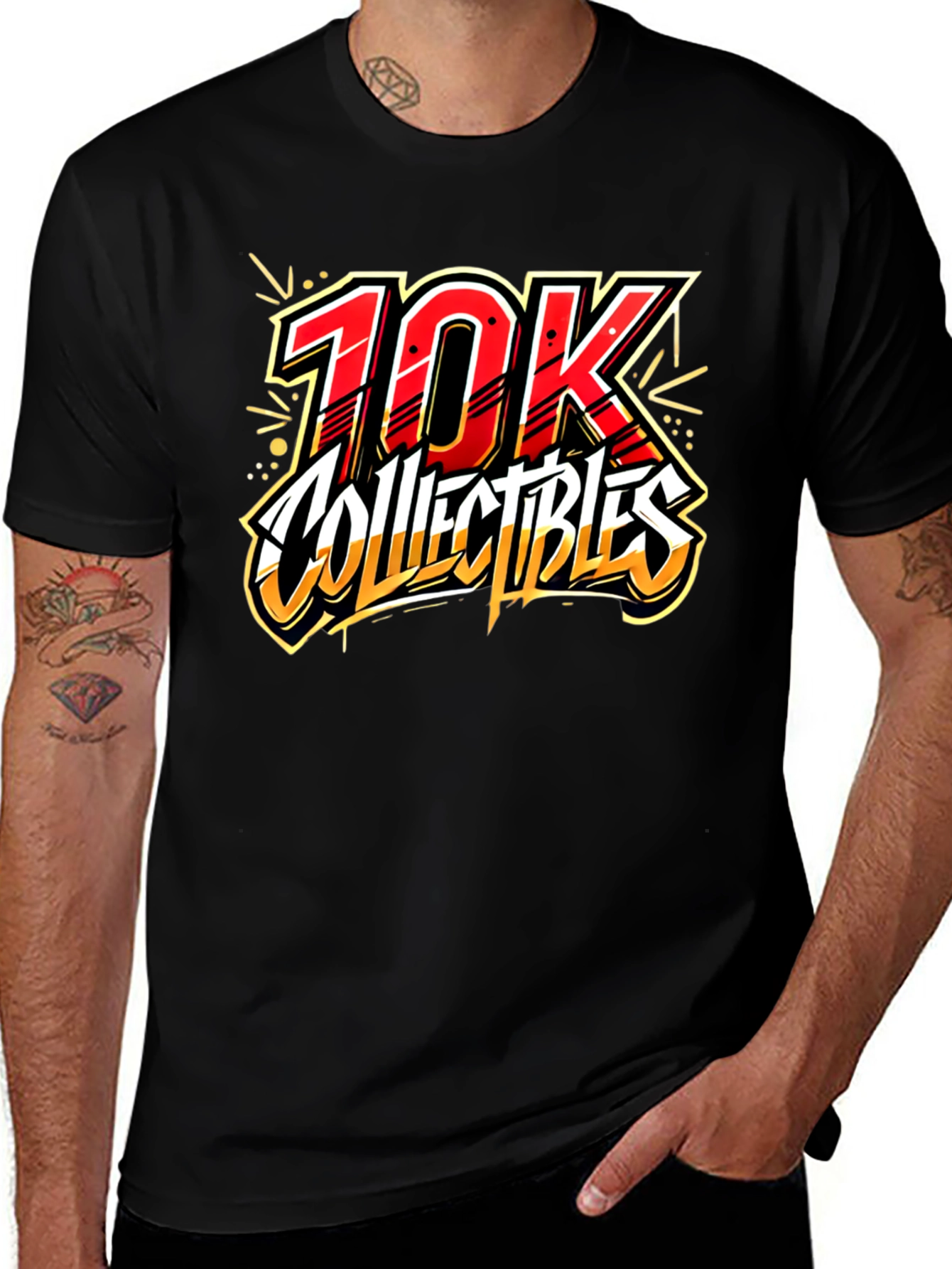 Variant 22 of 10K Collectibles Graphic Tee - Black T-Shirt