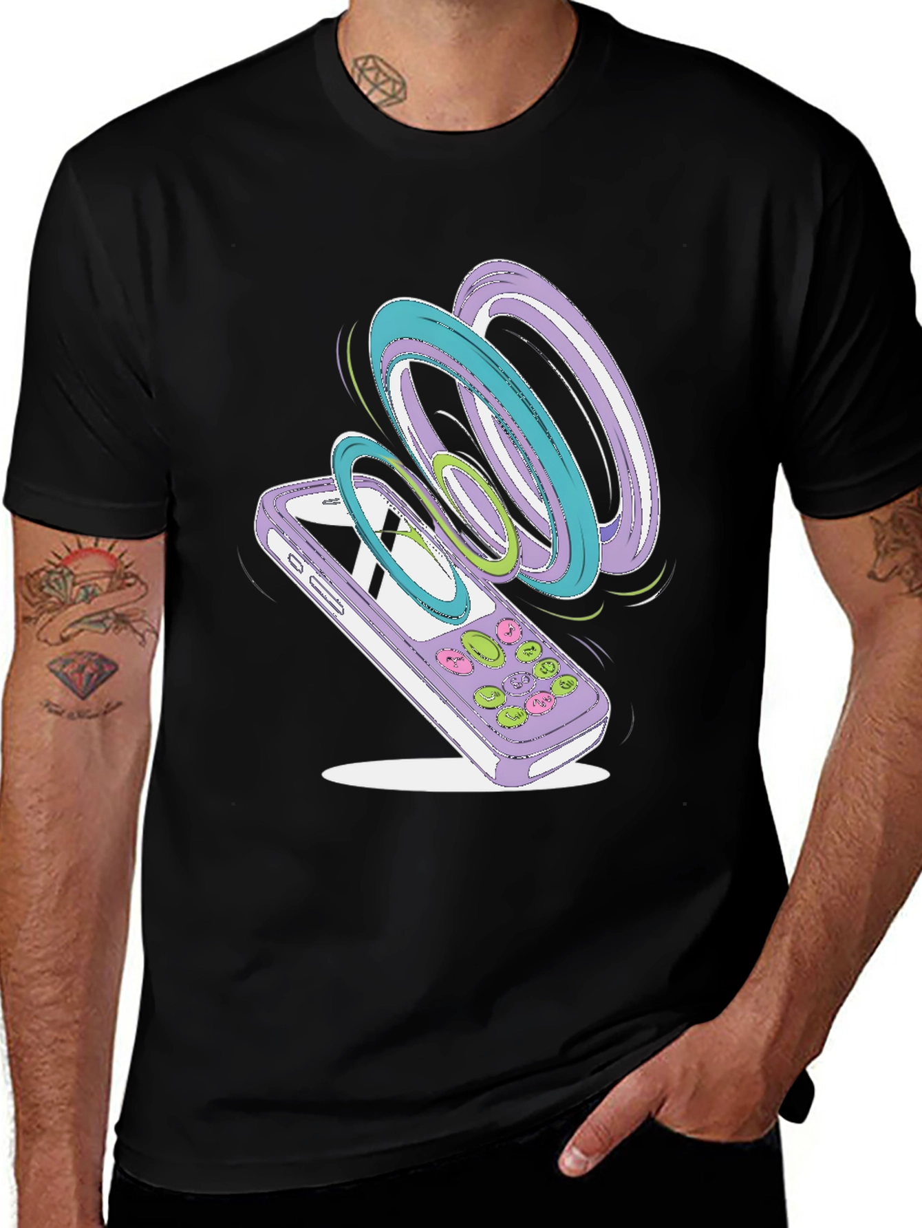 Variant 22 of Retro Game Console Graphic T-Shirt