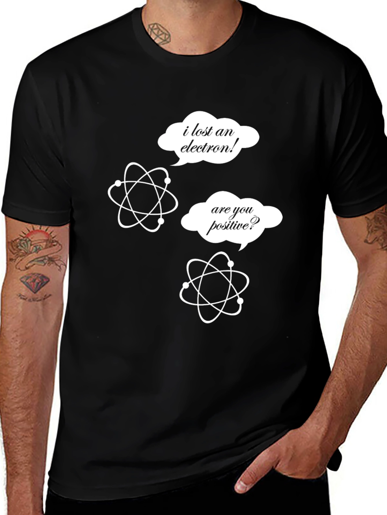 Science Humor T-Shirt - Lost an Electron
