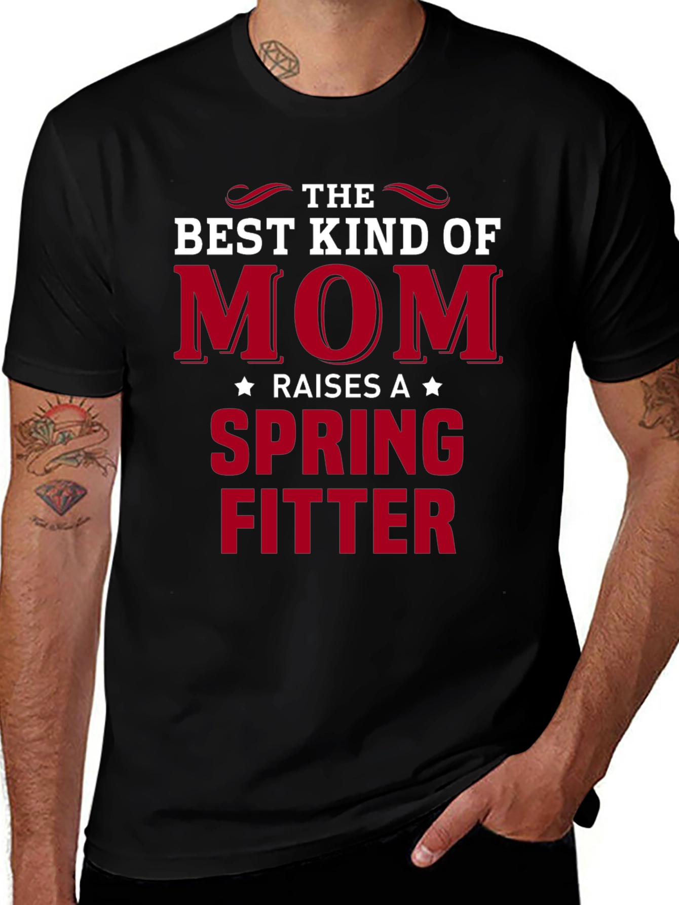 Variant 13 of Best Kind of Mom Spring Fitter T-Shirt