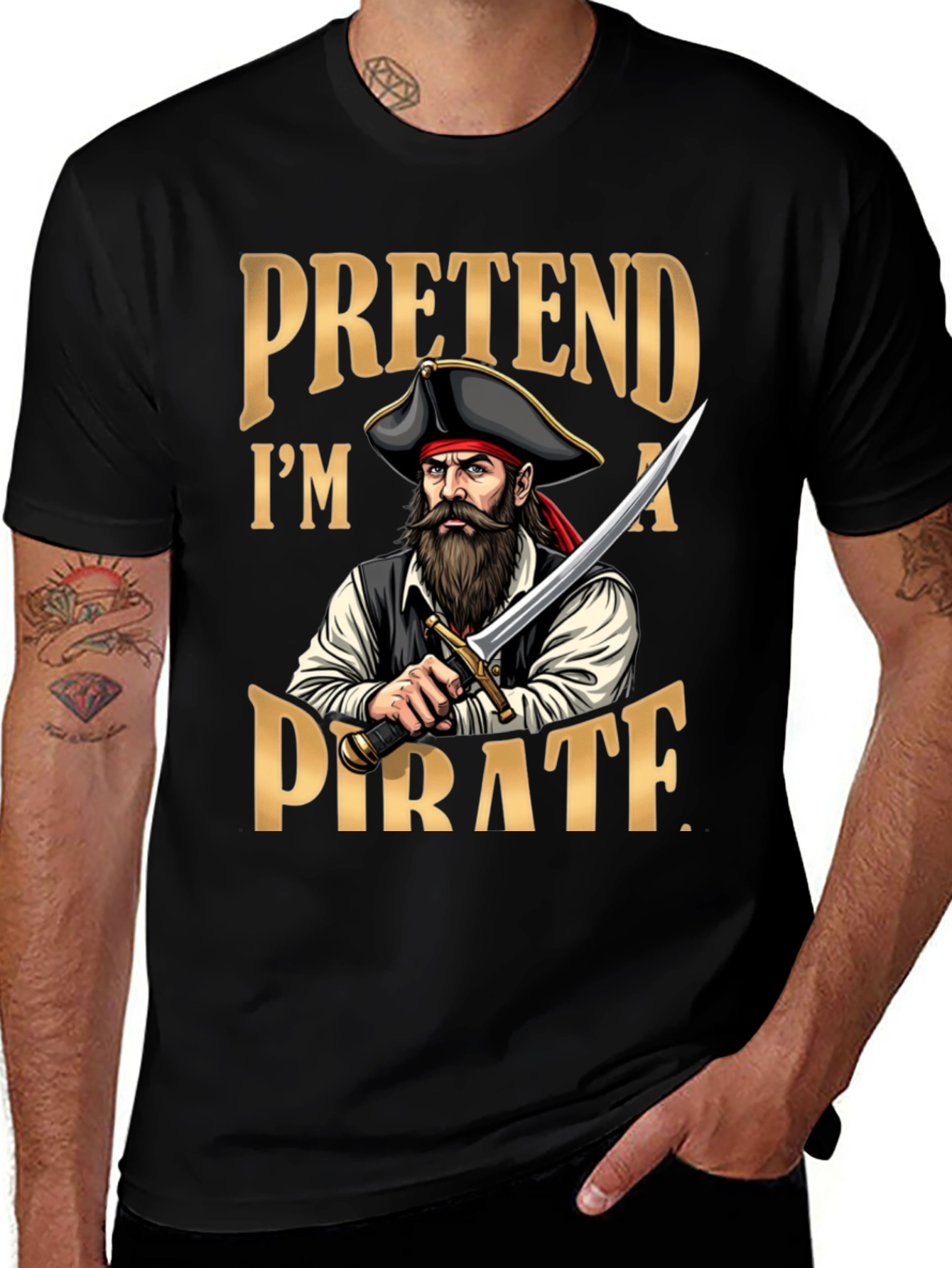 Variant 29 of Pretend I'm A Pirate T-Shirt