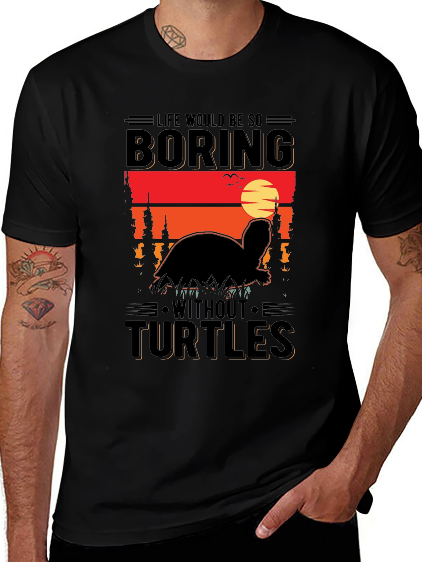 Variant 19 of Life Without Turtles T-Shirt