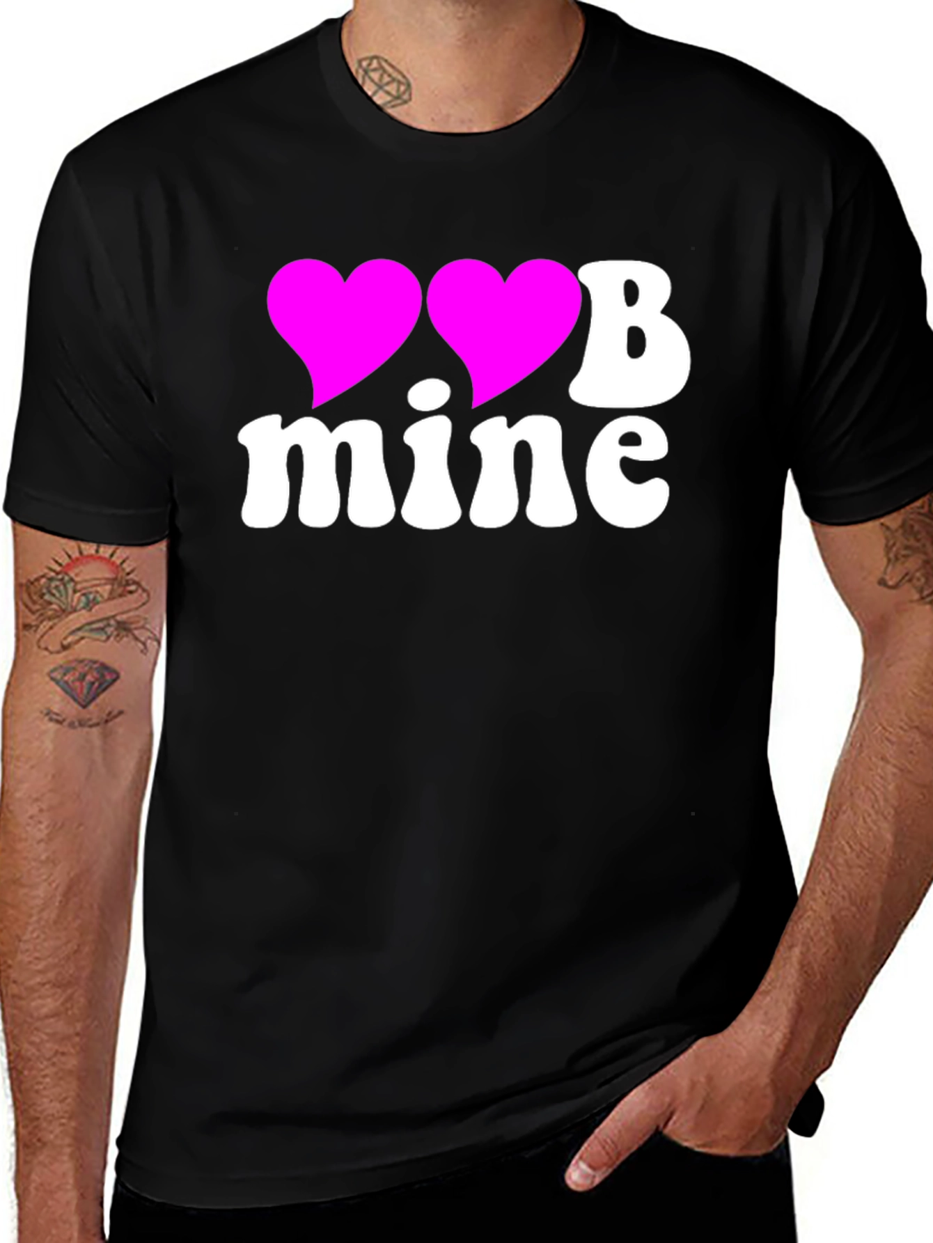 Be Mine Heart Graphic Tee - Valentine's Day Edition