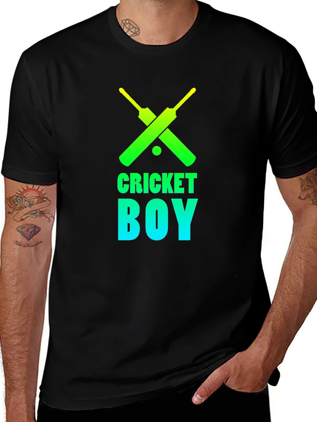 Variant 29 of Cricket Boy Graphic T-Shirt
