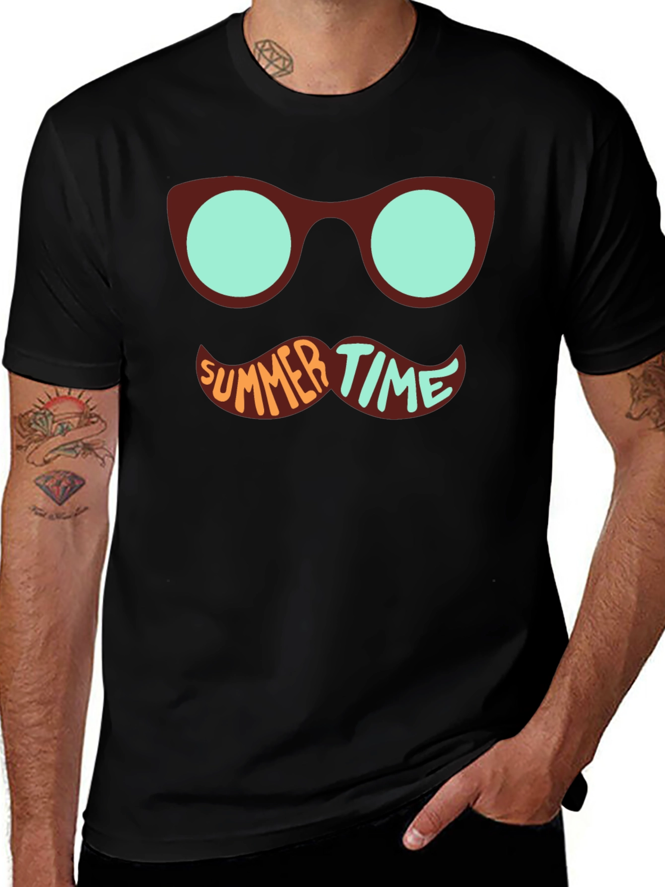 Variant 22 of Summer Time Graphic T-Shirt