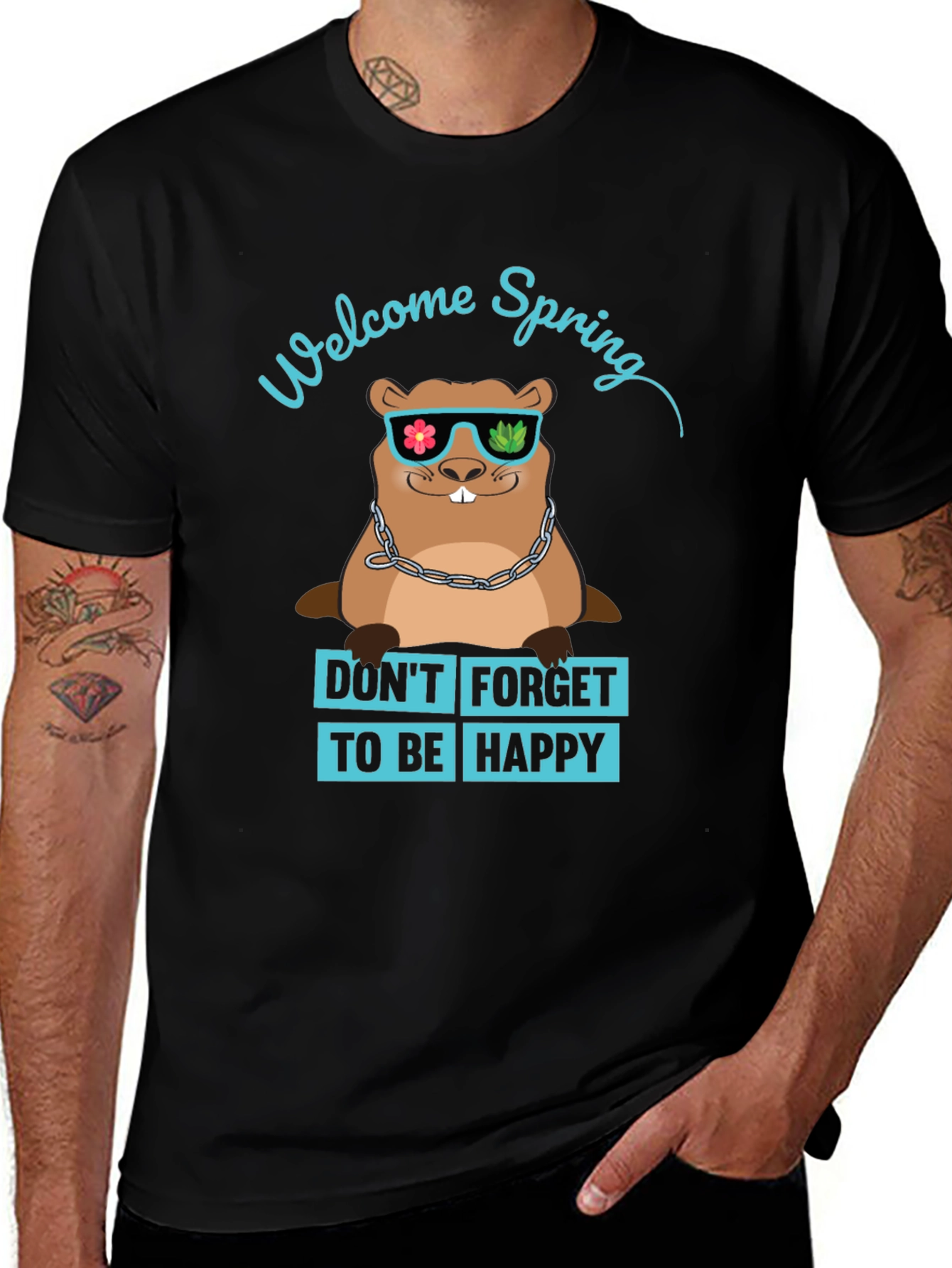 Welcome Spring T-Shirt - Groundhog Day Happy Tee