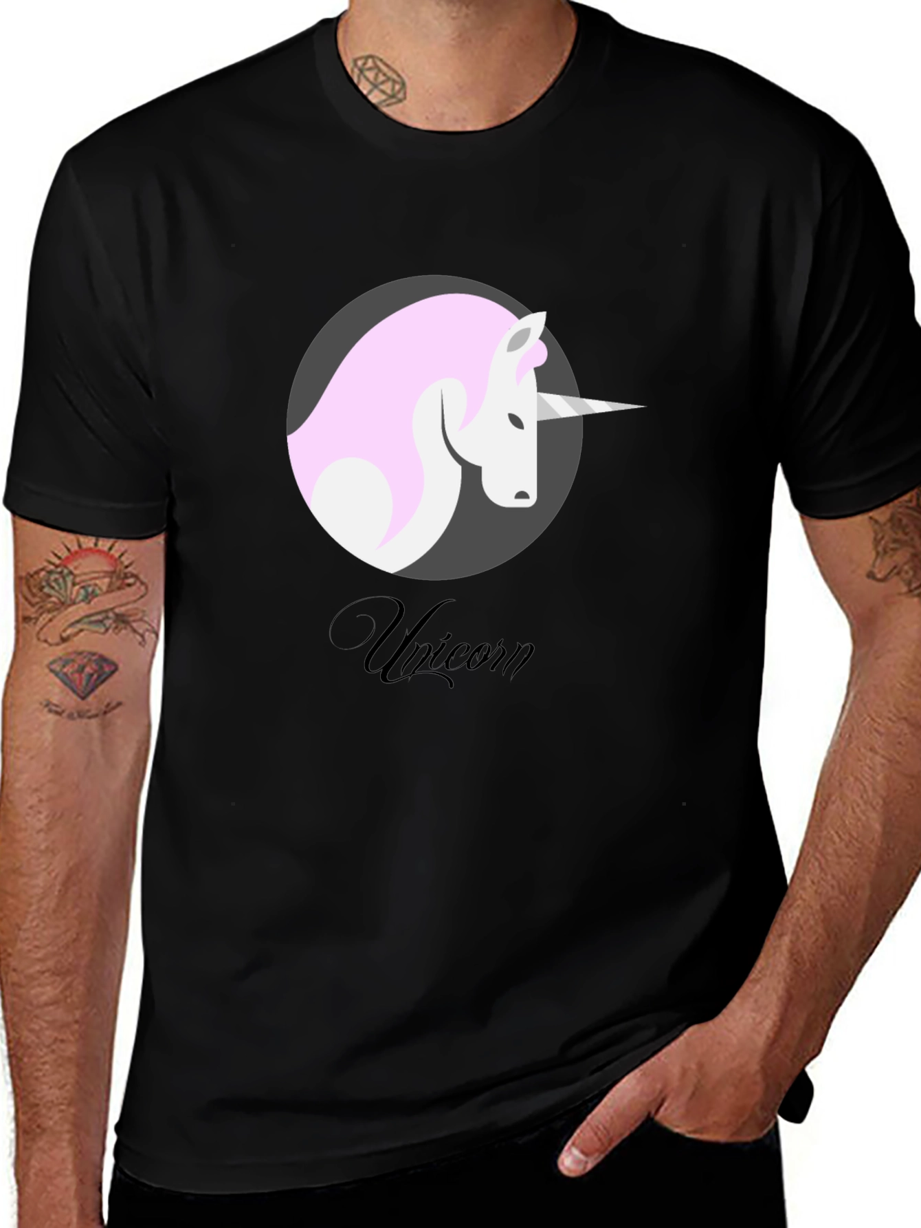 Variant 25 of Unicorn Graphic T-Shirt - Stylish Men's Tee