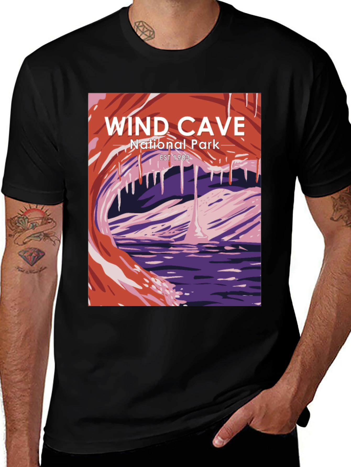 Variant 19 of Wind Cave National Park T-Shirt