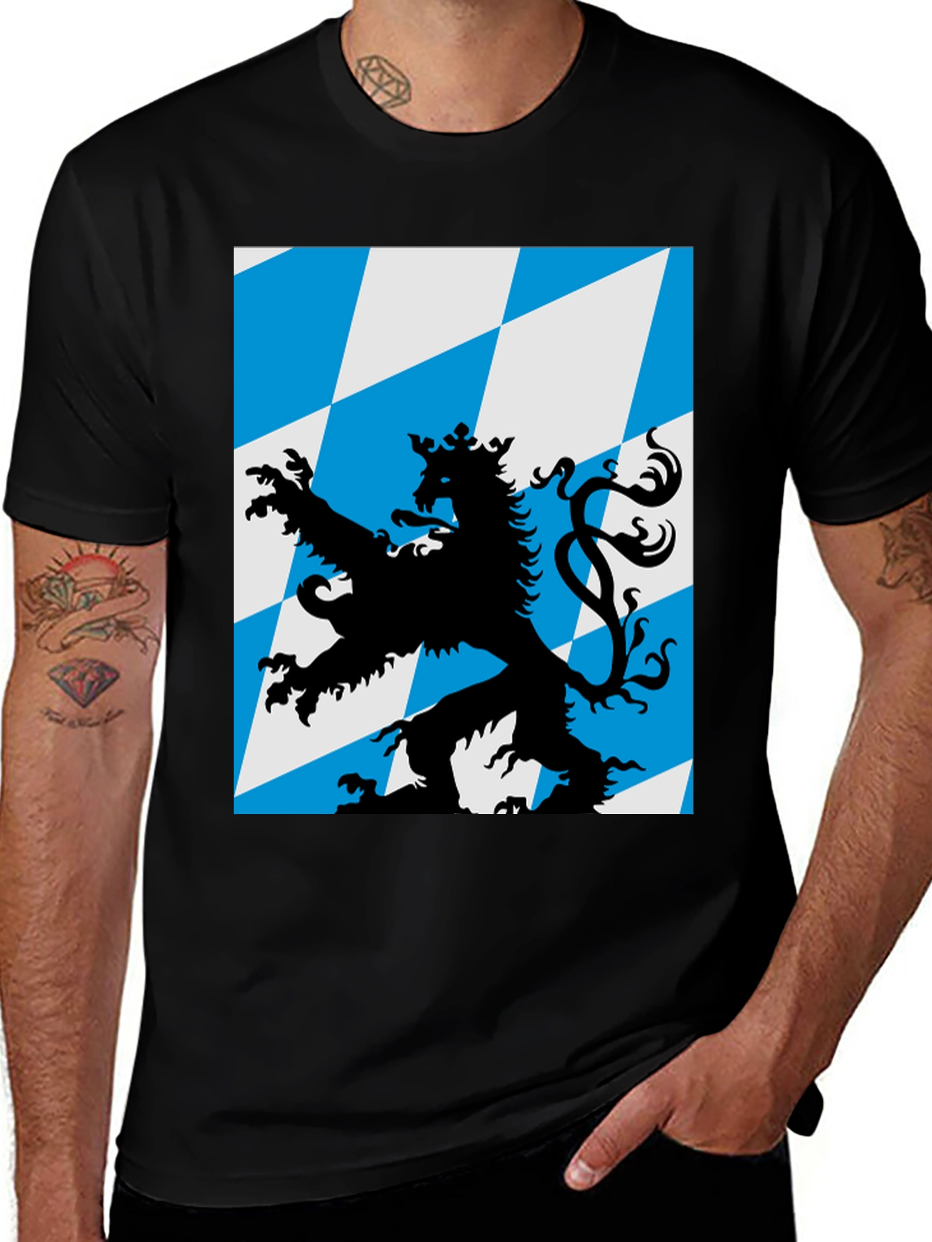 Variant 8 of Bavarian Lion Crest Tee