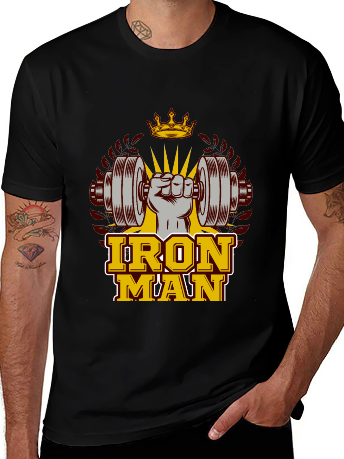 Iron Man Gym Workout T-Shirt