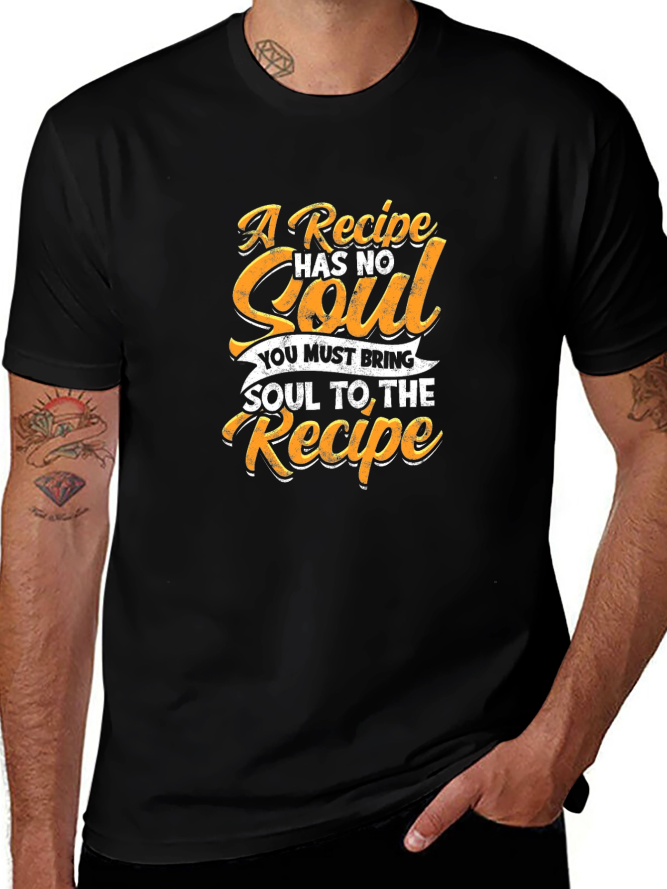 Variant 3 of Recipe Has No Soul Graphic Tee
