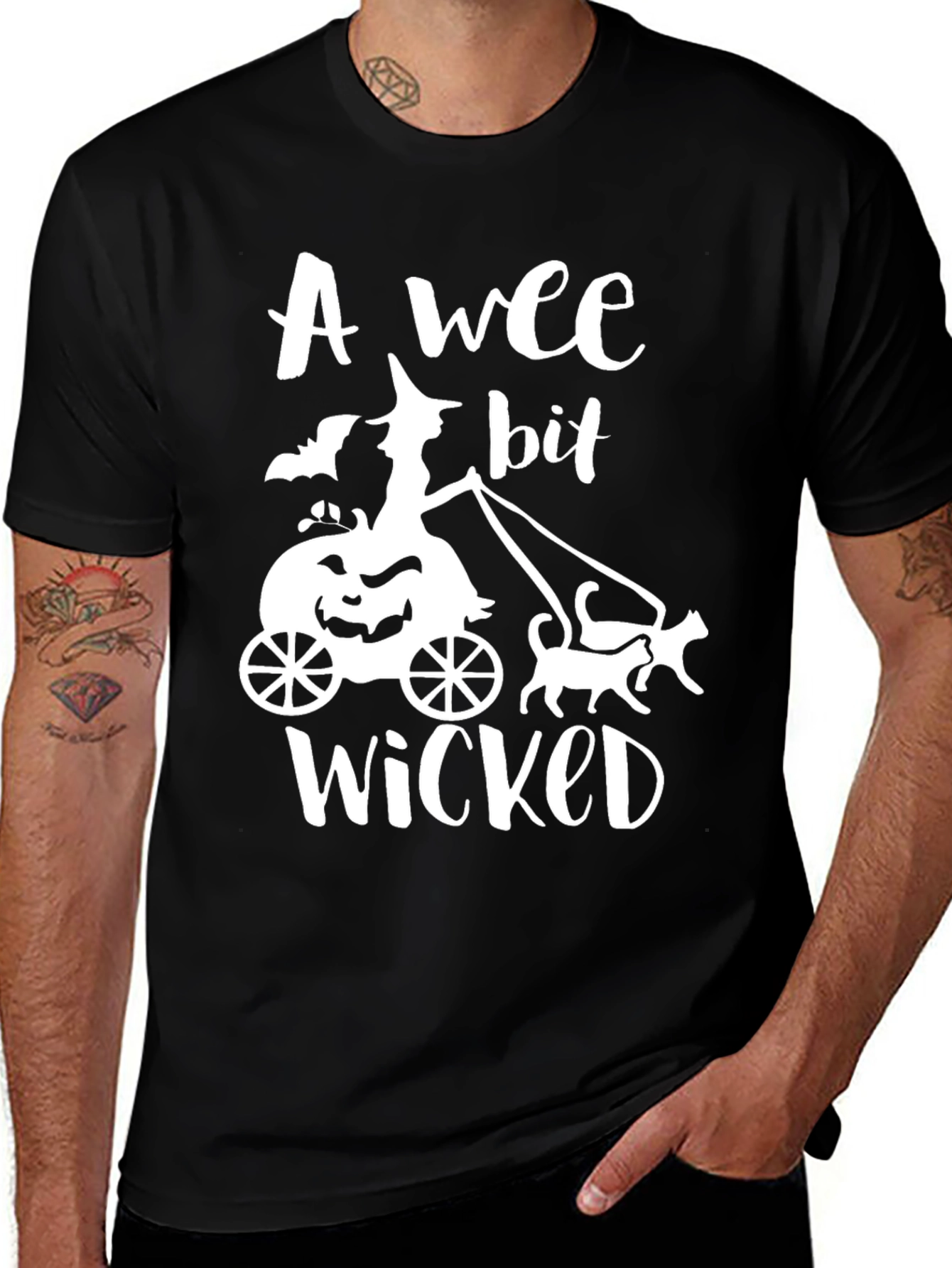 Variant 20 of A Wee Bit Wicked Halloween T-Shirt