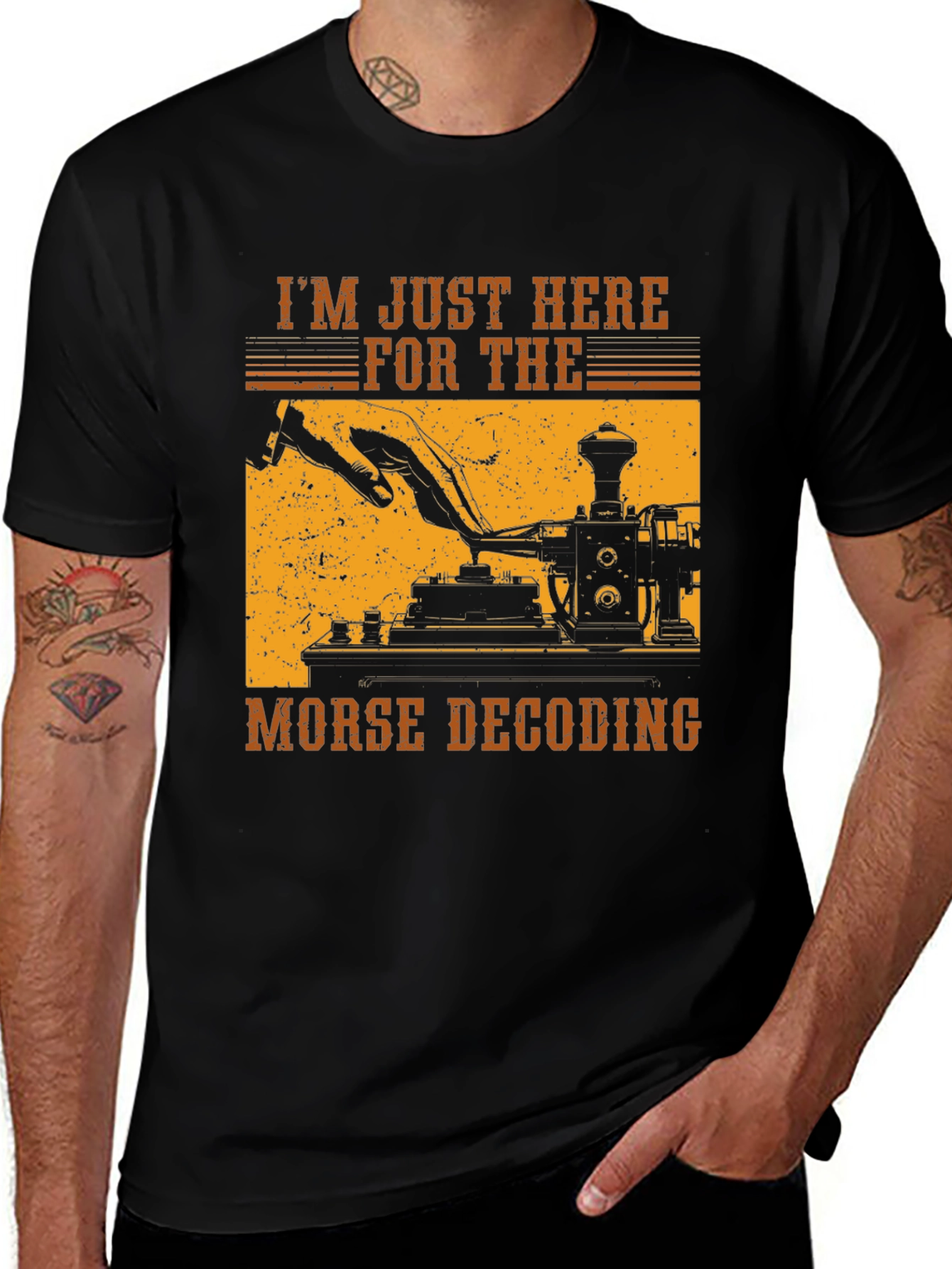 Morse Decoding T-Shirt - Operator Gift