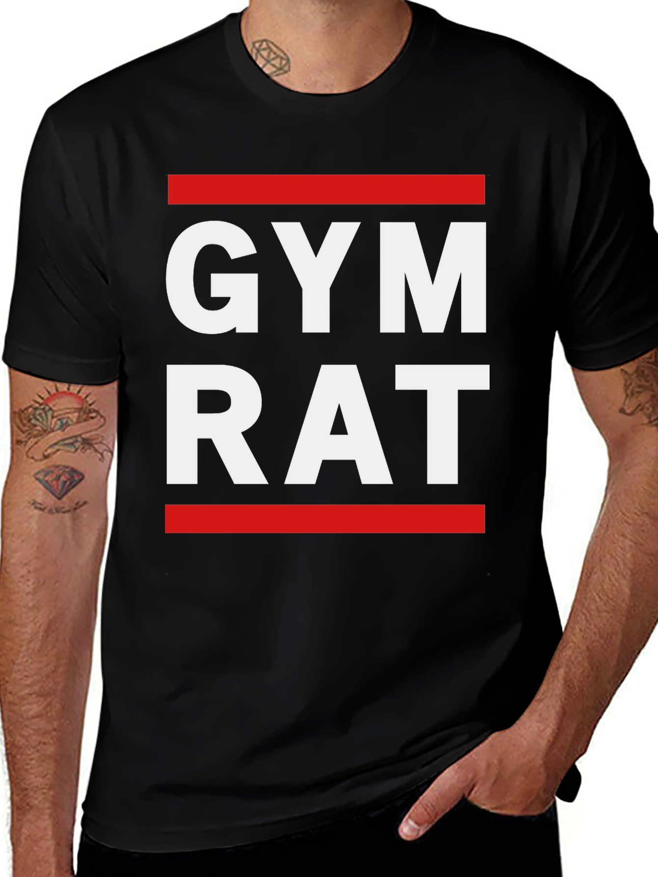 Variant 27 of Gym Rat Graphic T-Shirt