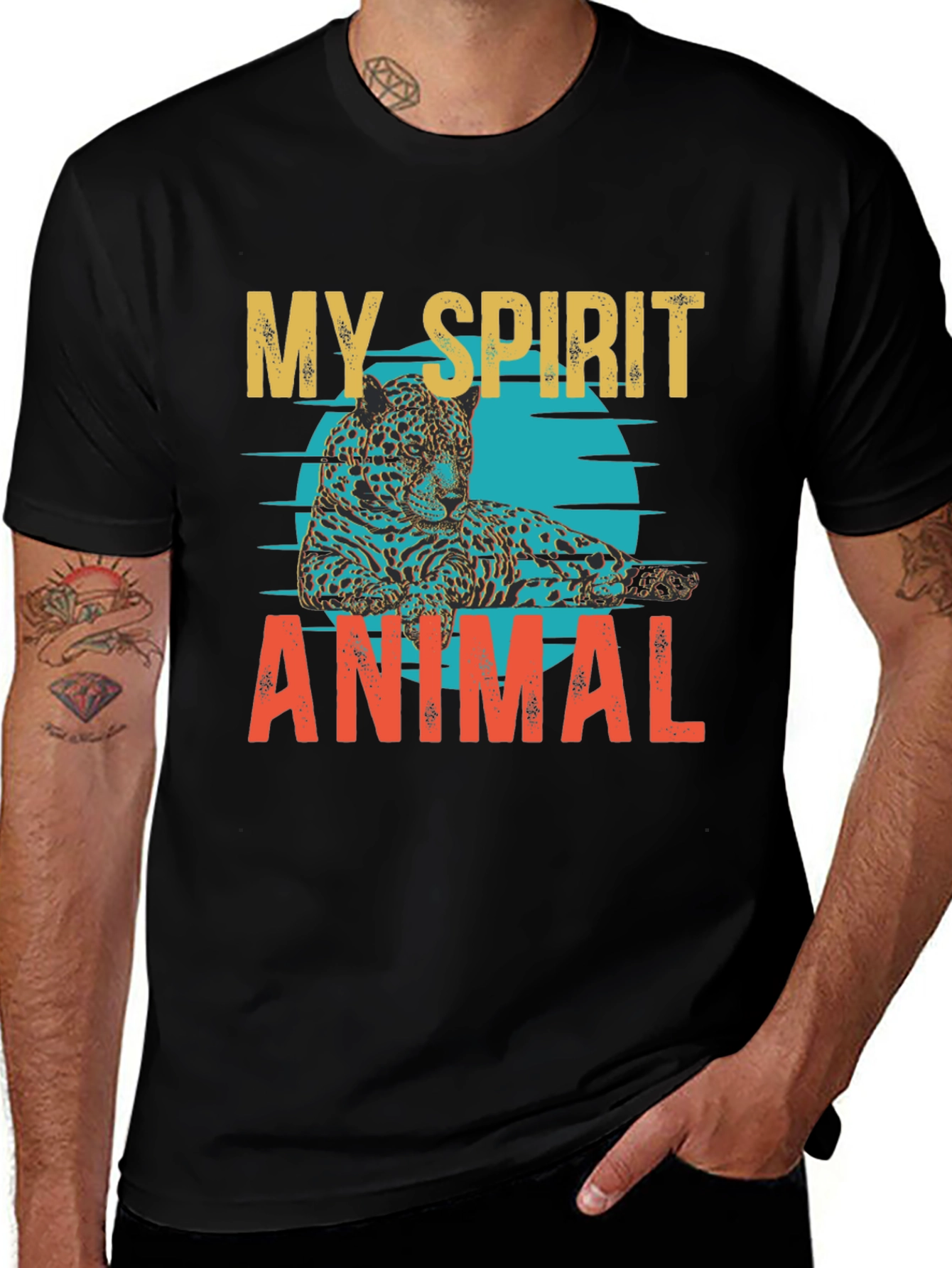 Variant 4 of My Spirit Animal T-Shirt - Jaguar Graphic Tee