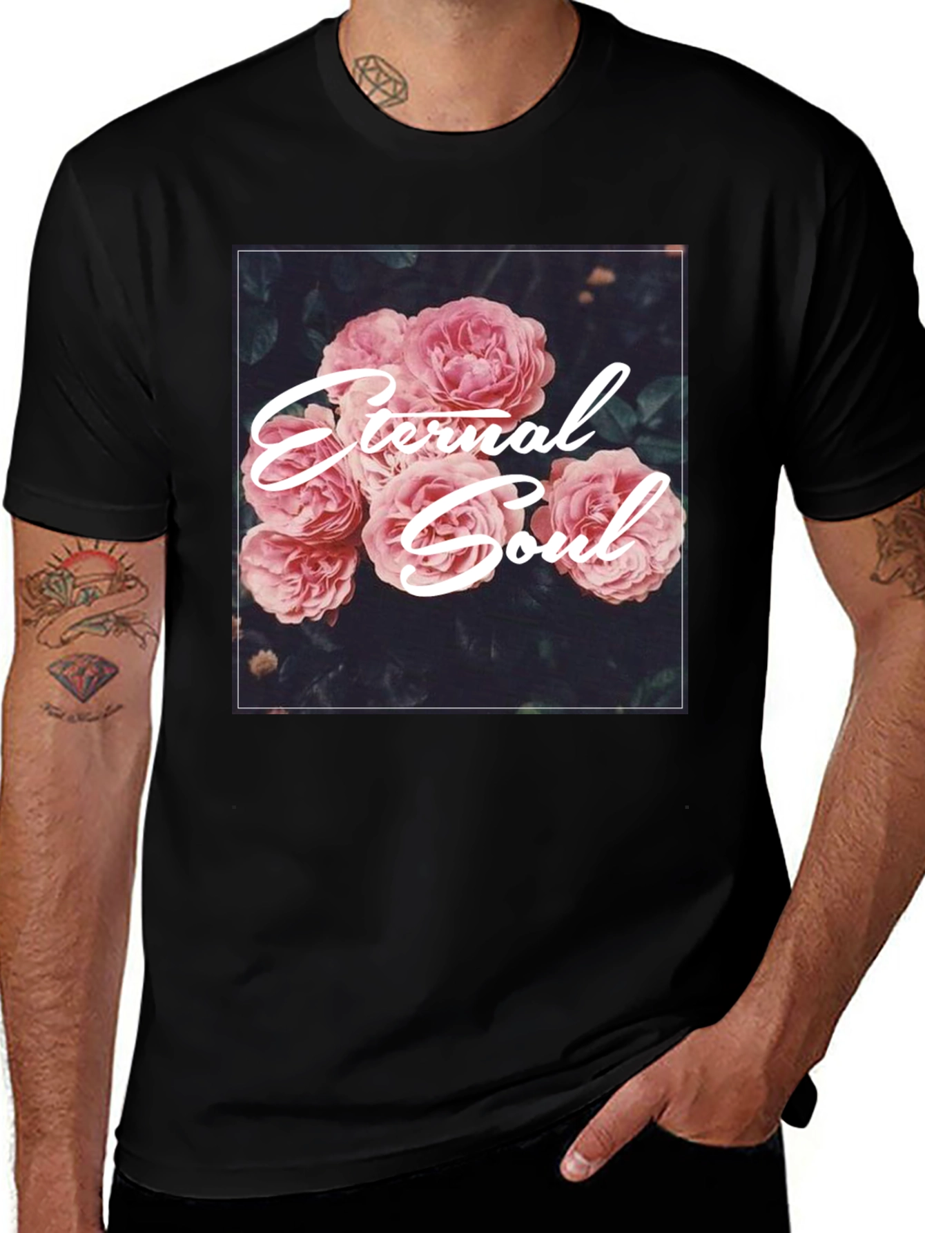Variant 26 of Eternal Soul Floral Graphic T-Shirt