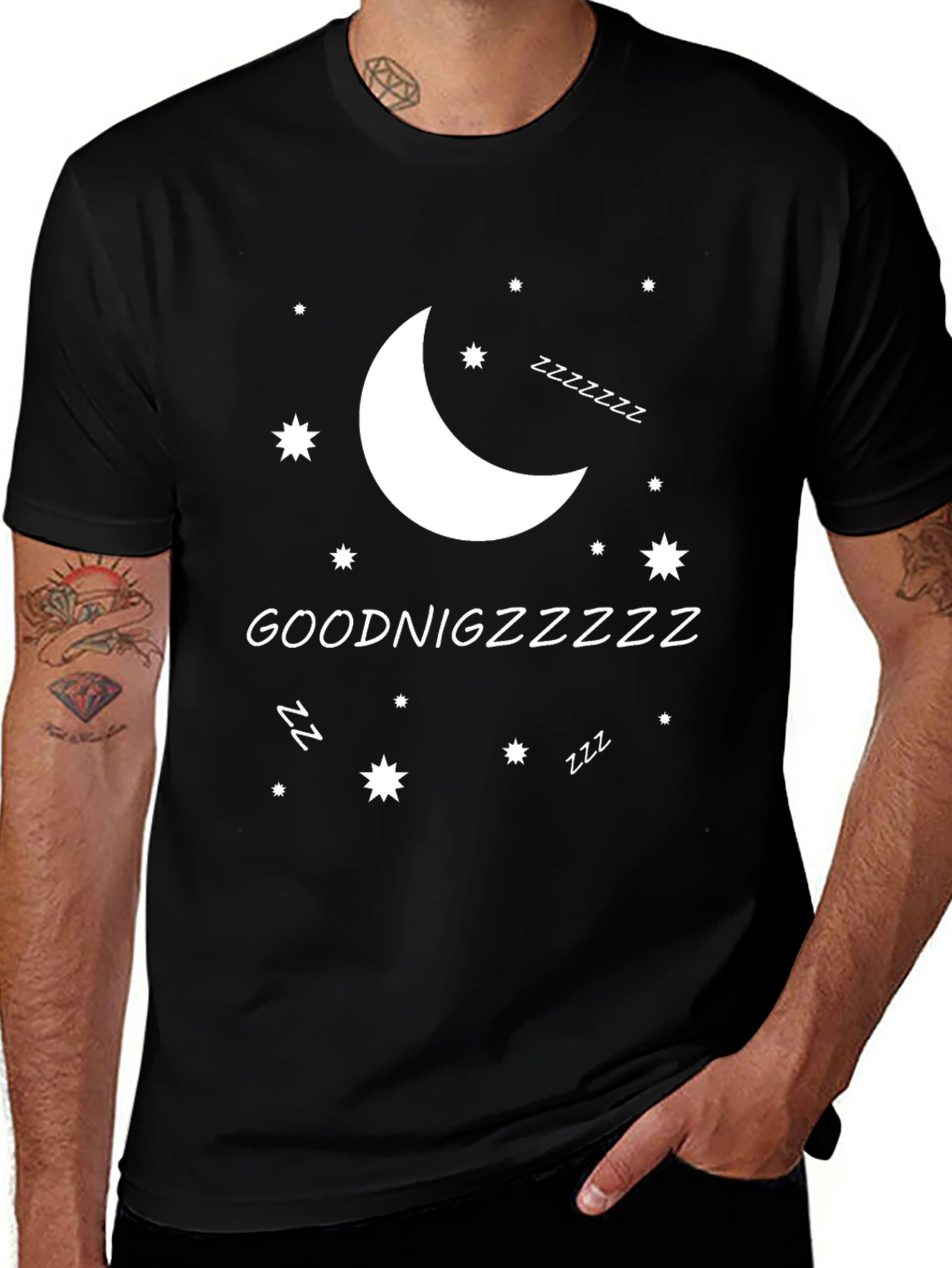 Variant 26 of Goodnight Zzzz T-Shirt - Men's Sleepwear