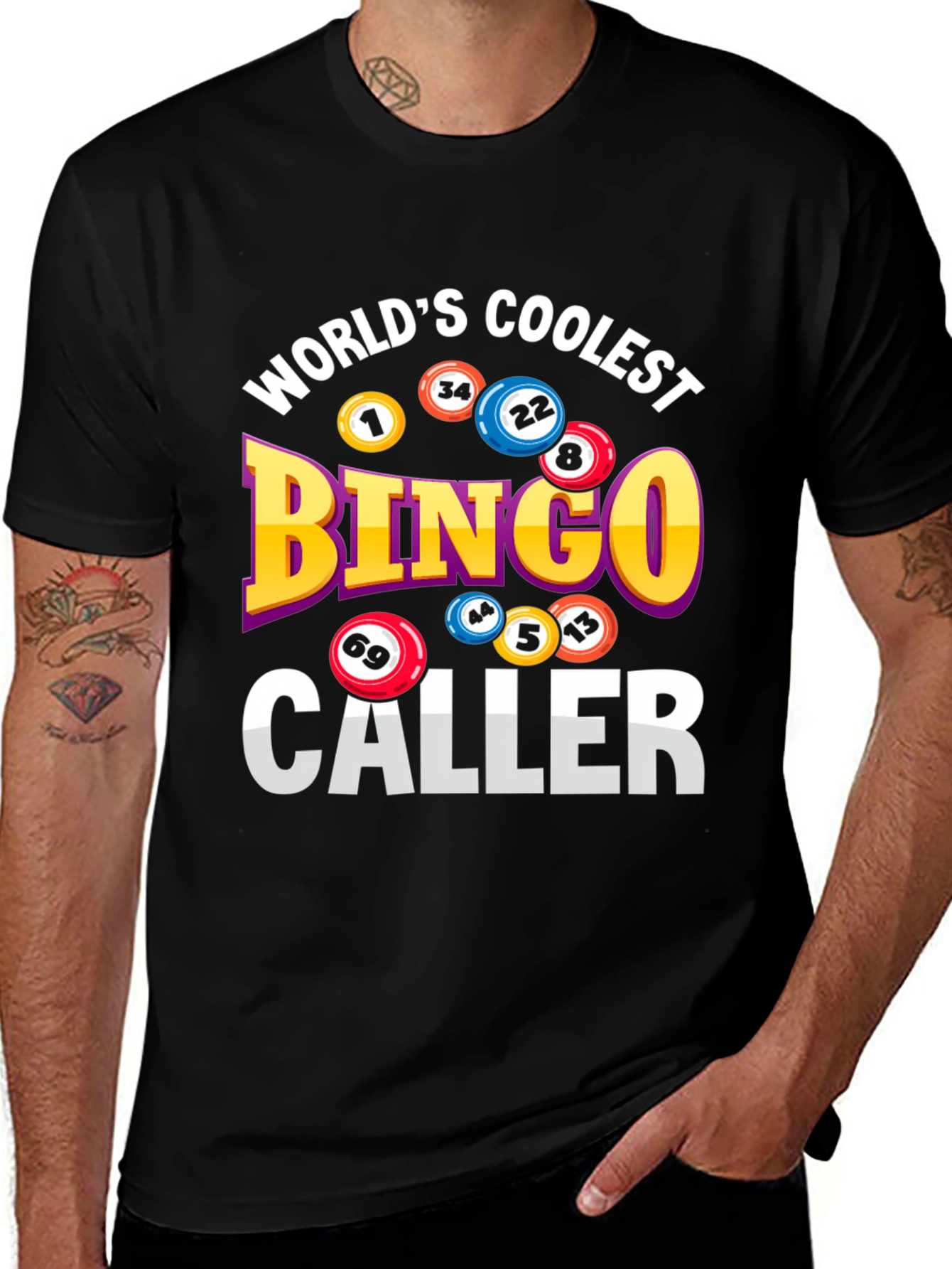 Variant 9 of World's Coolest Bingo Caller T-Shirt