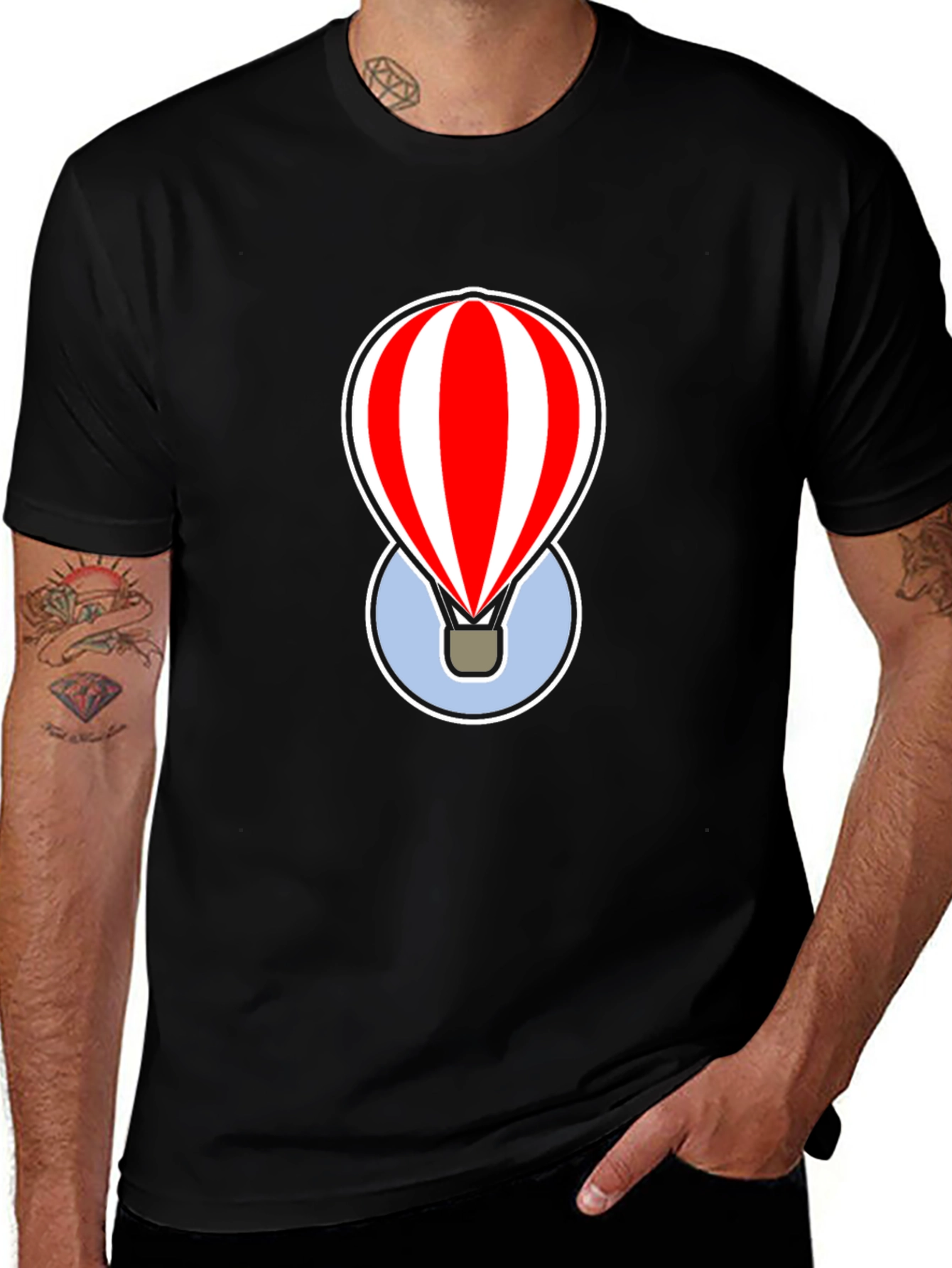 Variant 28 of Balloon Graphic Tee - Unique Style