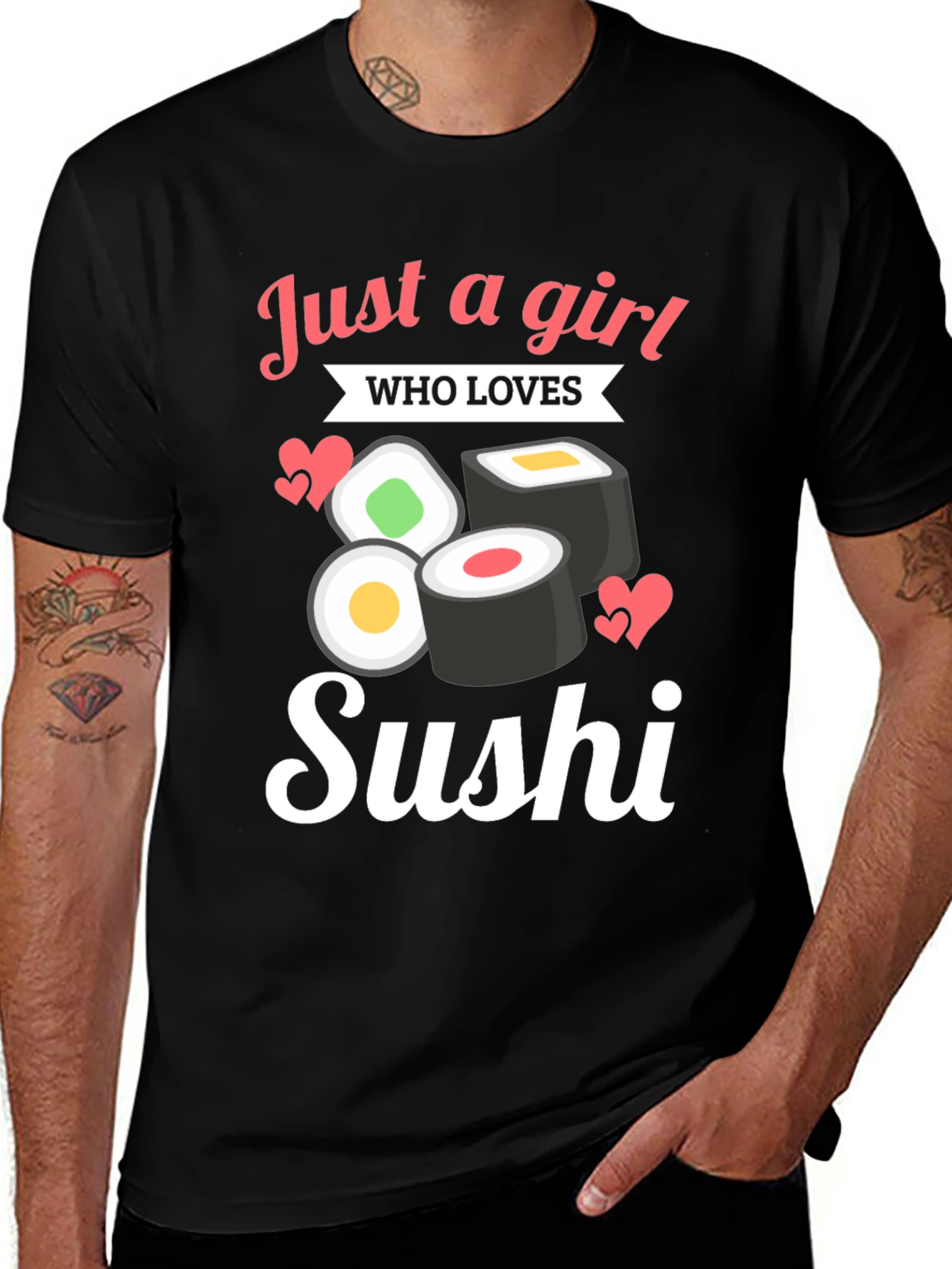 Variant 26 of Just A Girl Who Loves Sushi T-Shirt