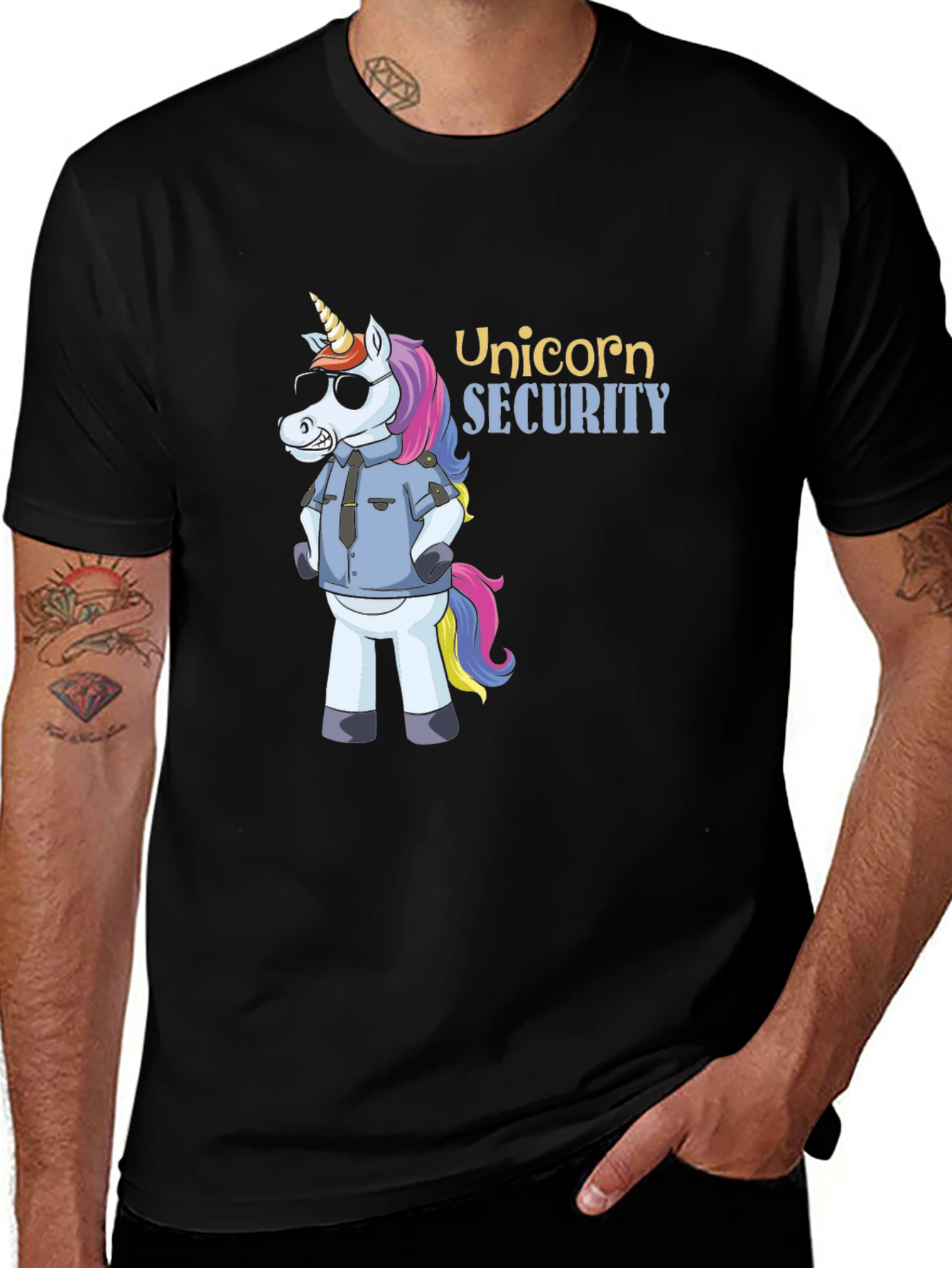 Variant 9 of Unicorn Security T-Shirt