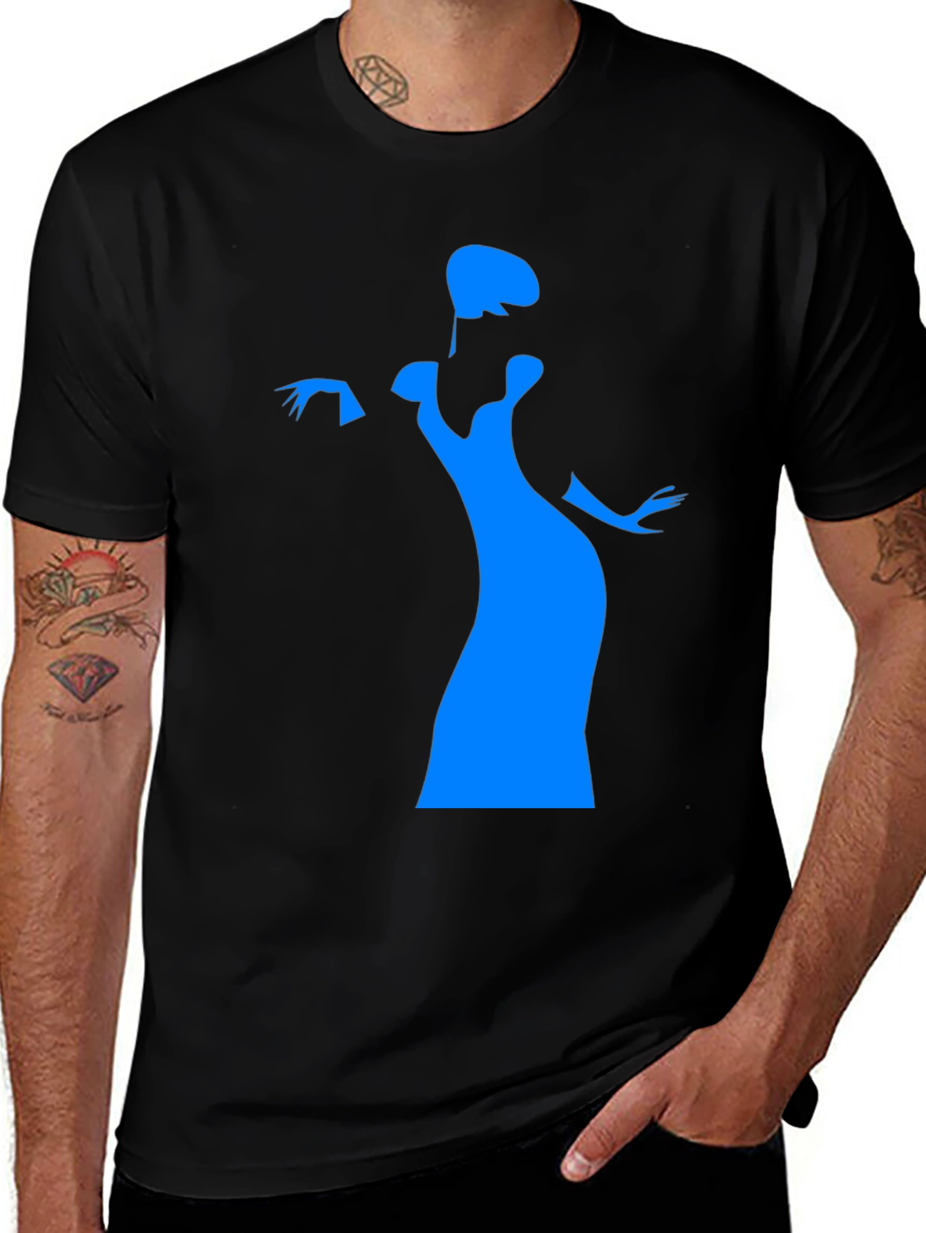 Variant 25 of Elegant Silhouette Graphic T-Shirt