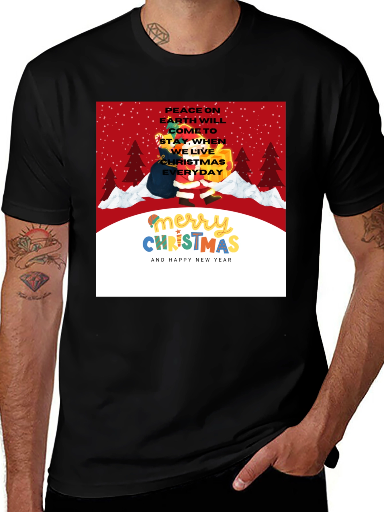 Christmas Everyday T-Shirt - Holiday Peace