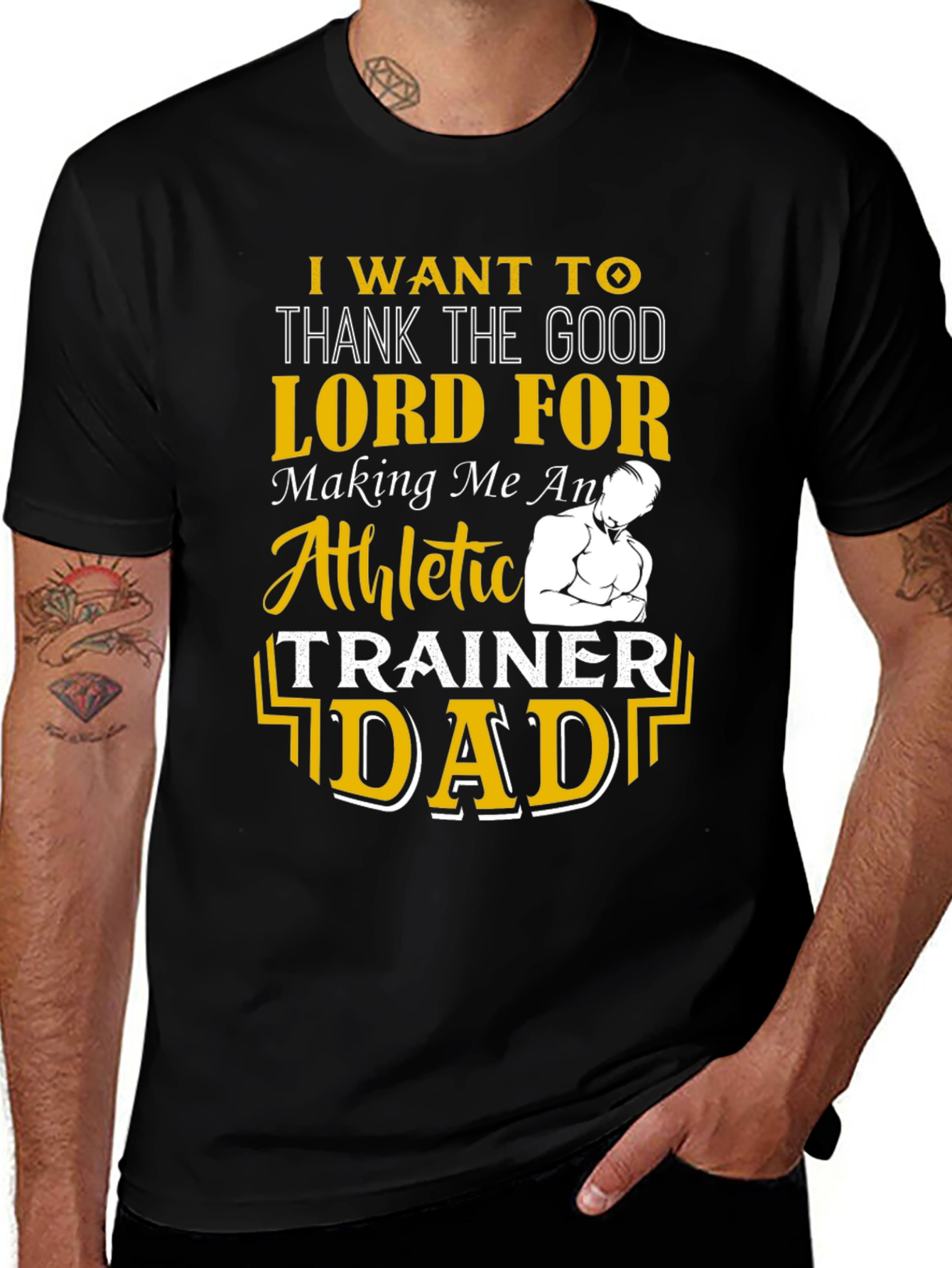 Variant 28 of Athletic Trainer Dad T-Shirt