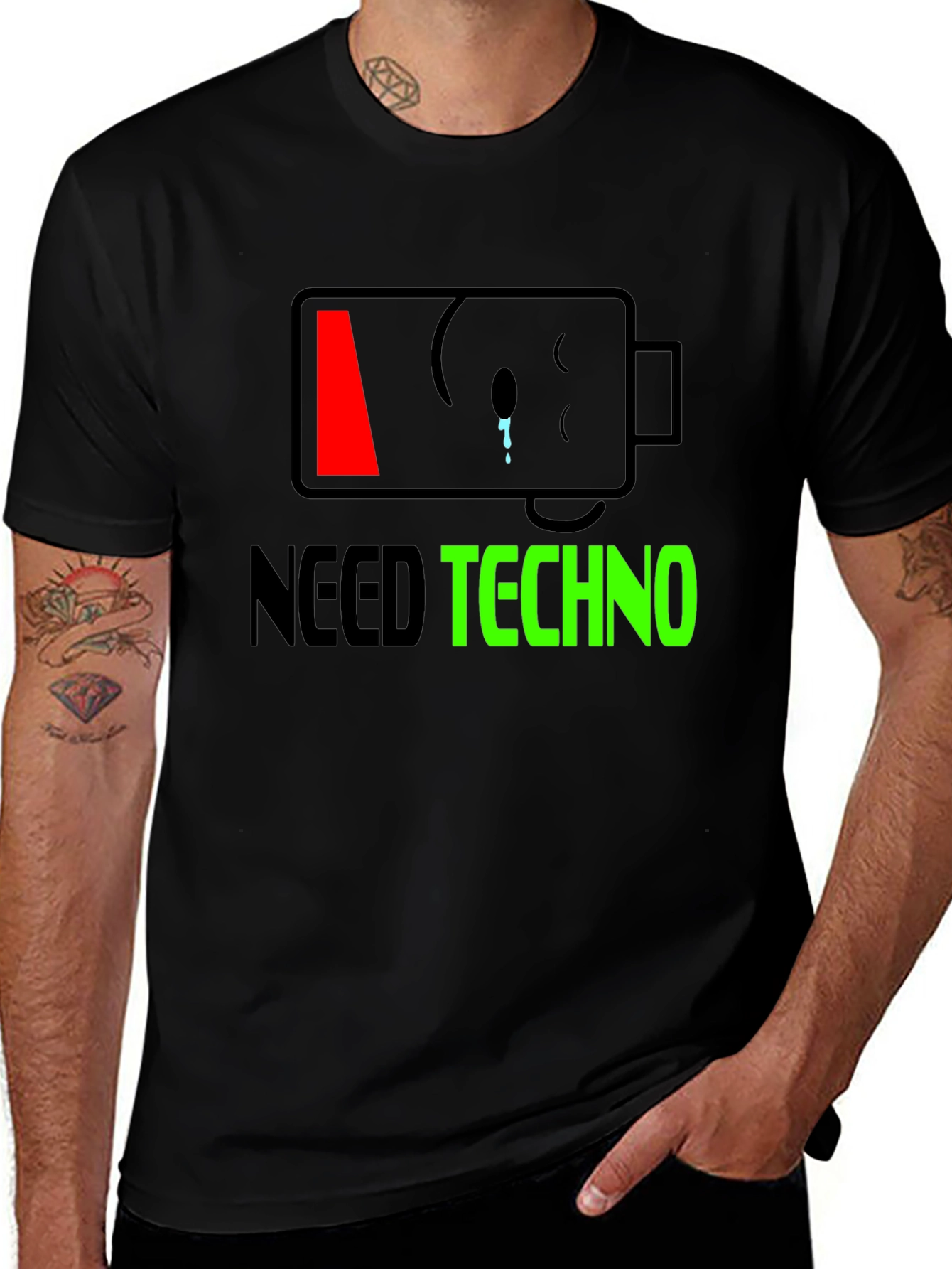 Need Techno T-Shirt - Funny Music Lover Tee