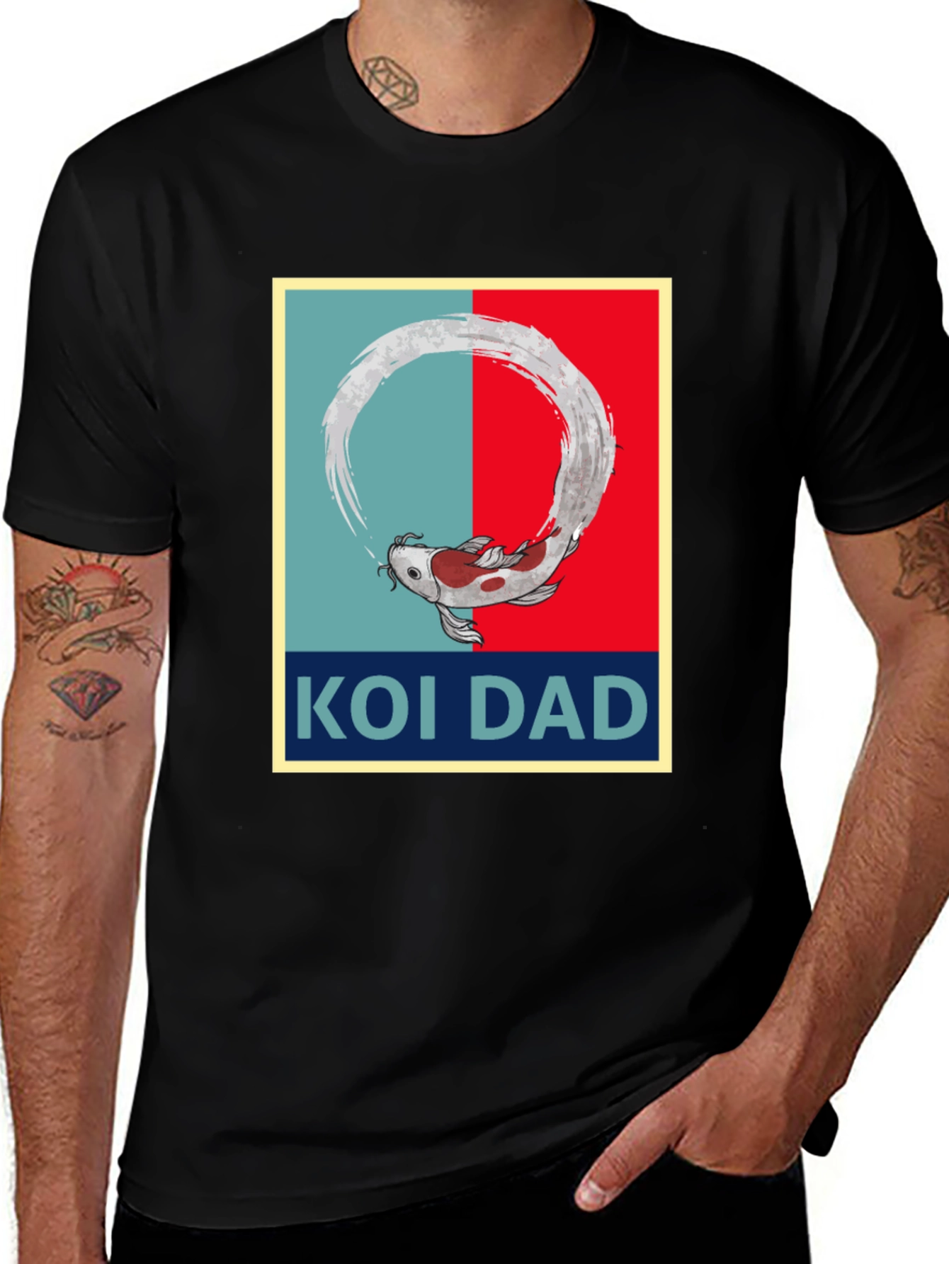 Variant 20 of Koi Dad Graphic T-Shirt