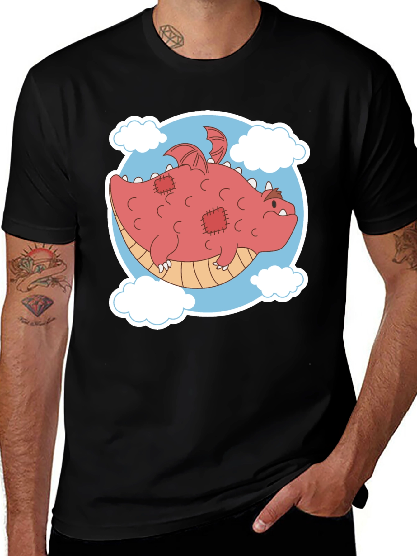 Variant 11 of Cartoon Dragon T-Shirt