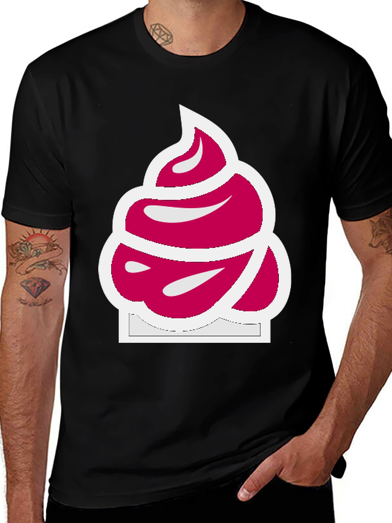 Variant 21 of Funky Swirl Tee - Bold Graphic Print T-Shirt