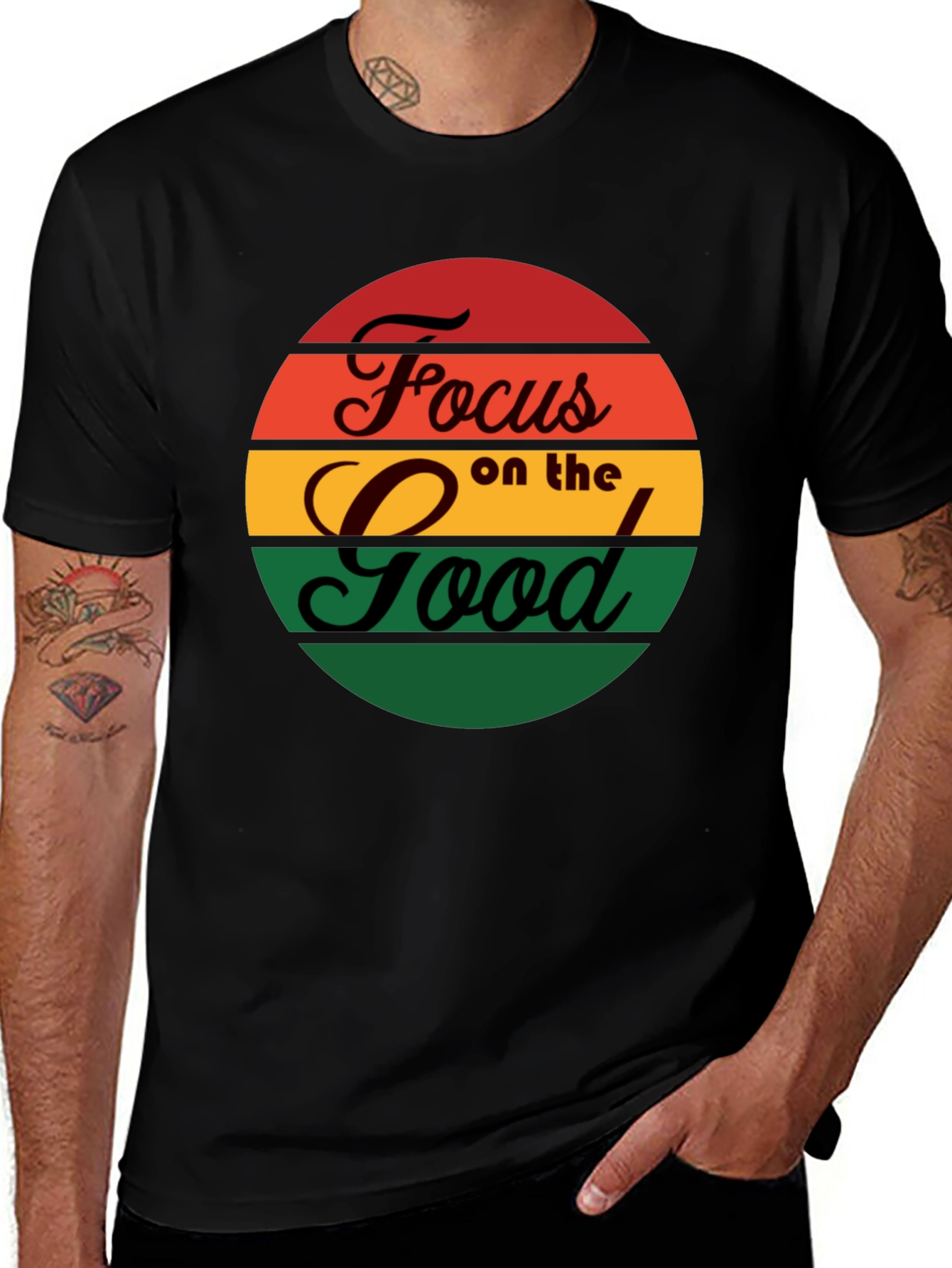 Variant 16 of Focus on the Good Graphic Tee