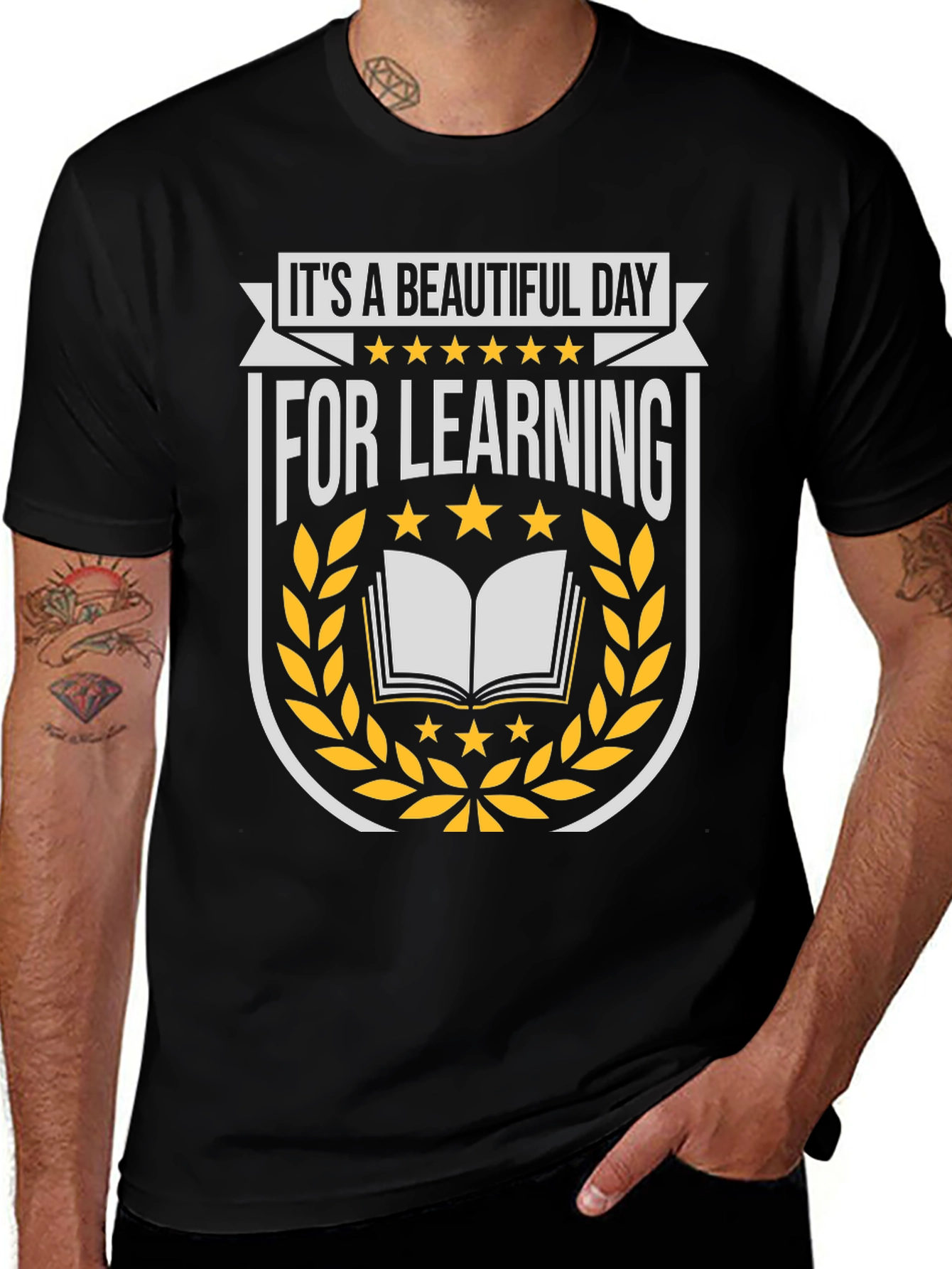 Variant 17 of It's a Beautiful Day for Learning Graphic T-Shirt