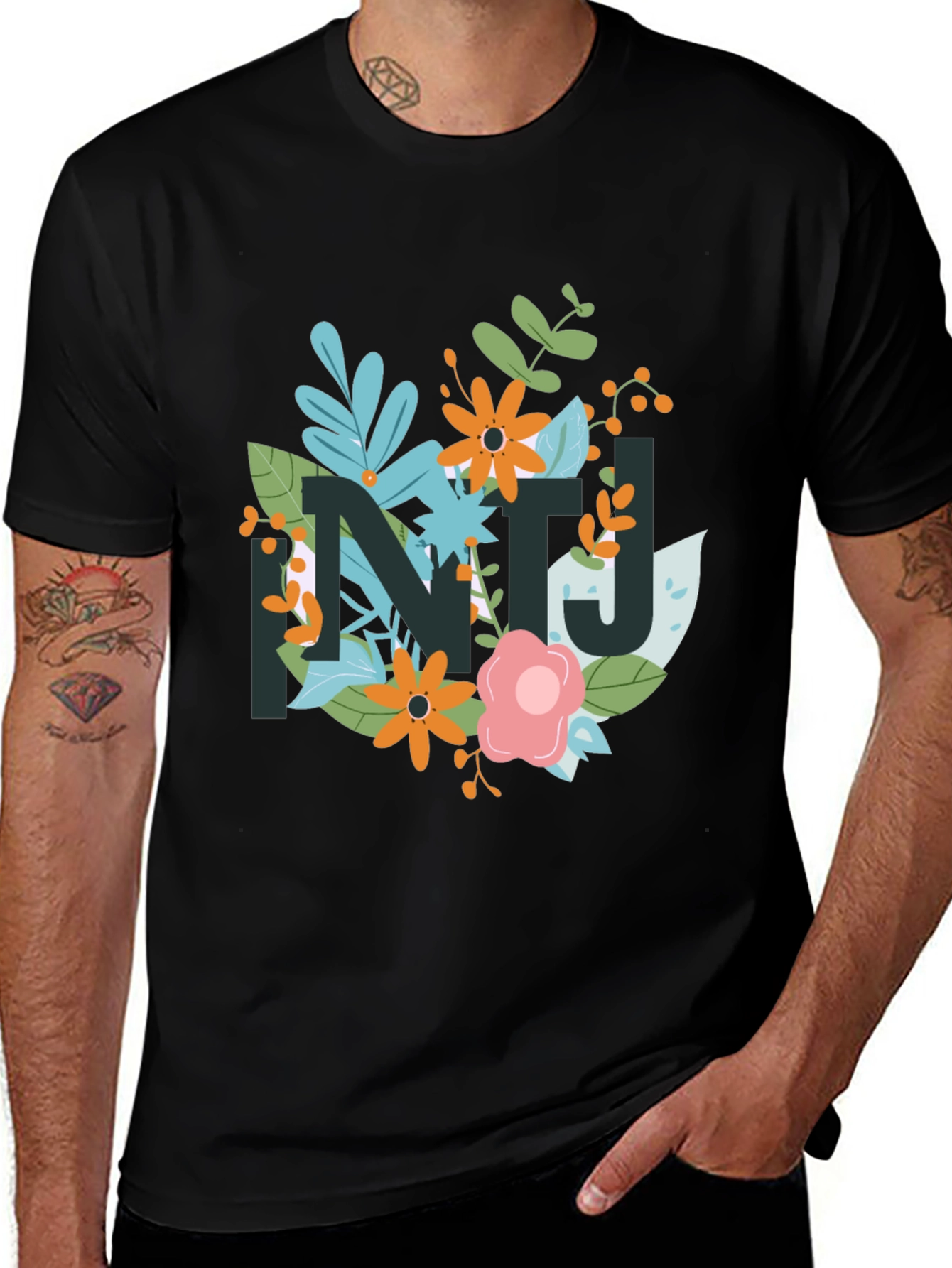 Floral NJ T-Shirt