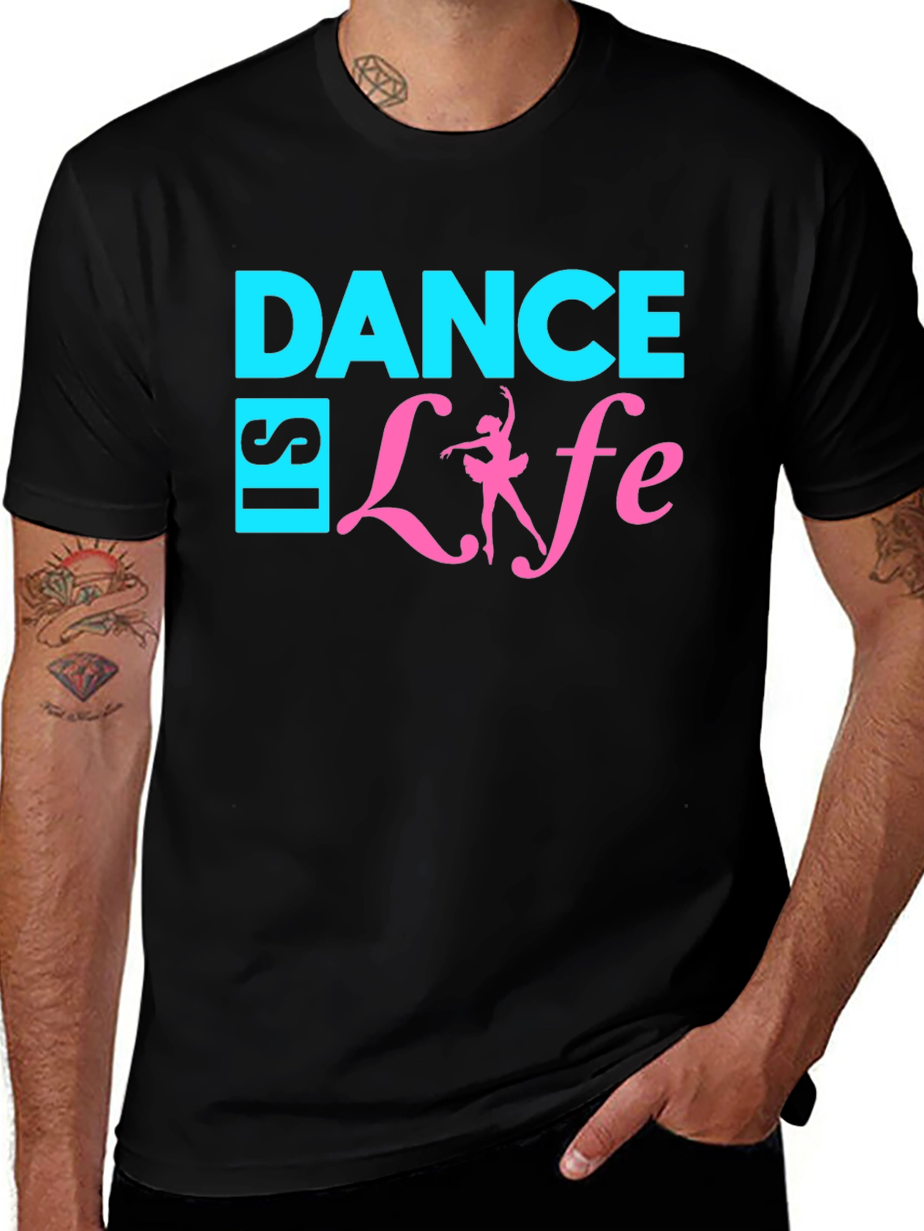 Variant 28 of Dance Is Life Graphic T-Shirt - Stylish & Trendy