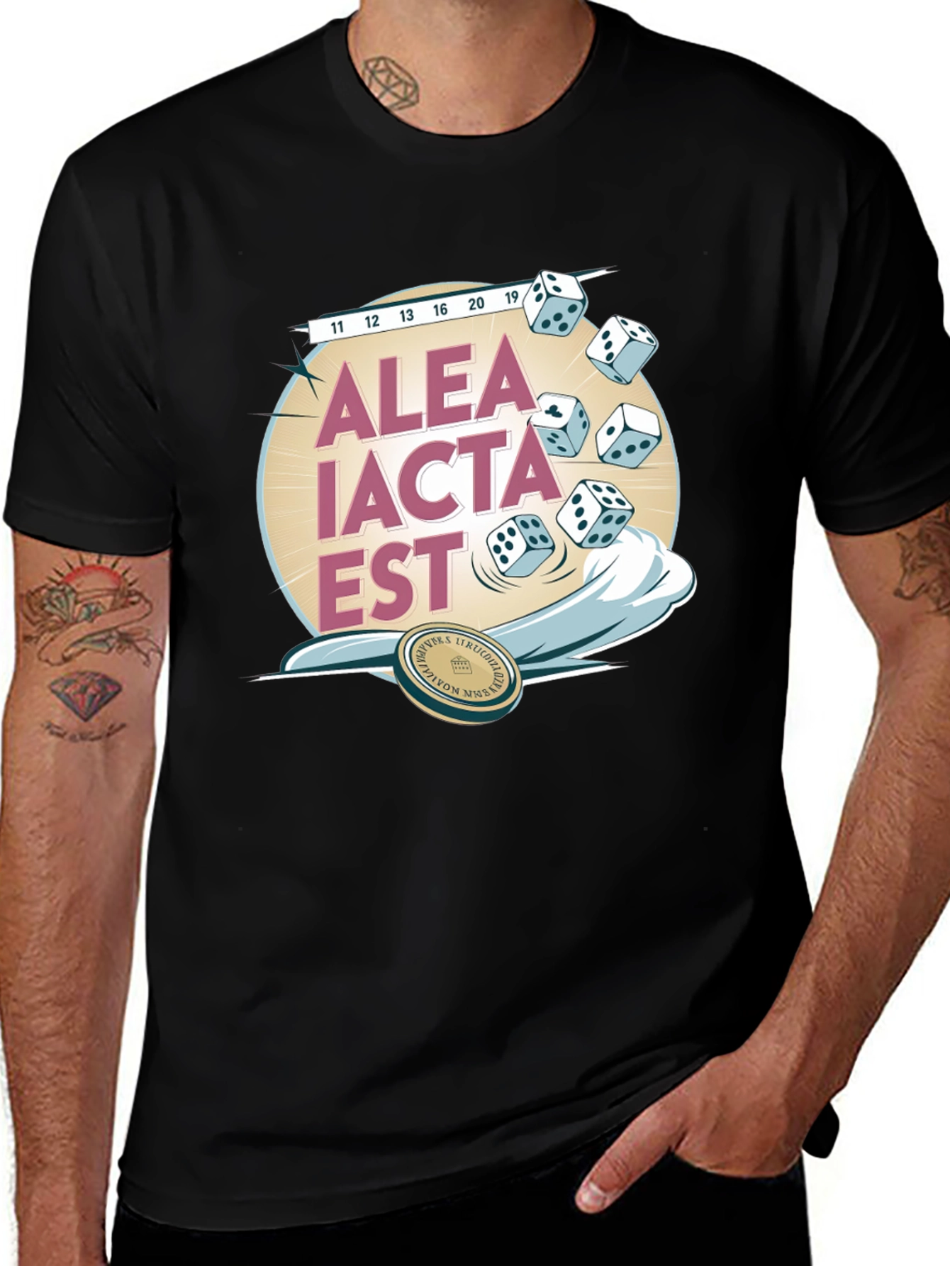 Variant 15 of Alea Iacta Est Graphic T-Shirt