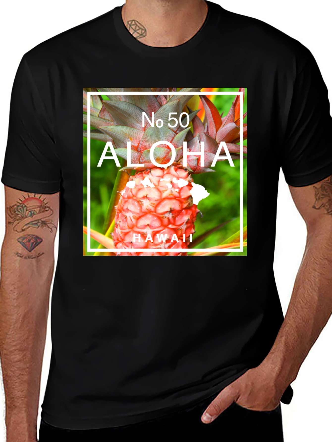 Variant 22 of Aloha Hawaii No 50 Graphic T-Shirt