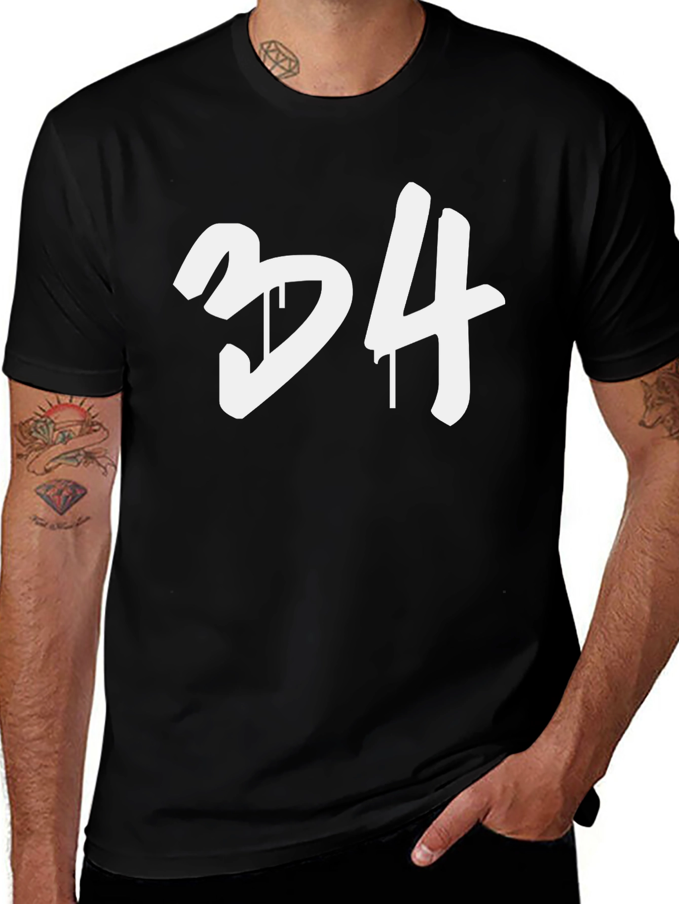 Variant 7 of Dripping 34 Graphic Tee - Cool & Casual