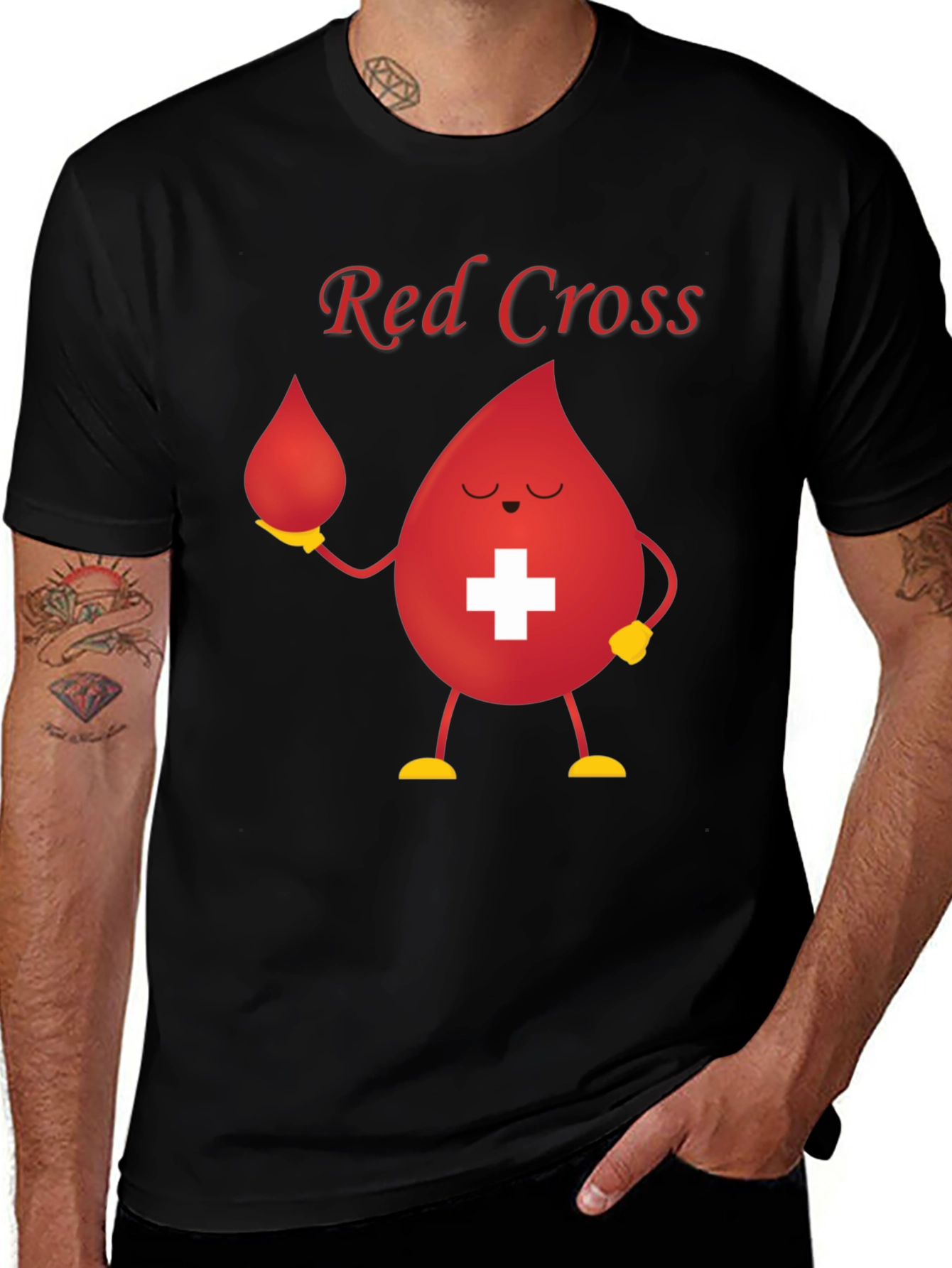 Variant 18 of Donate Blood Red Cross T-Shirt 