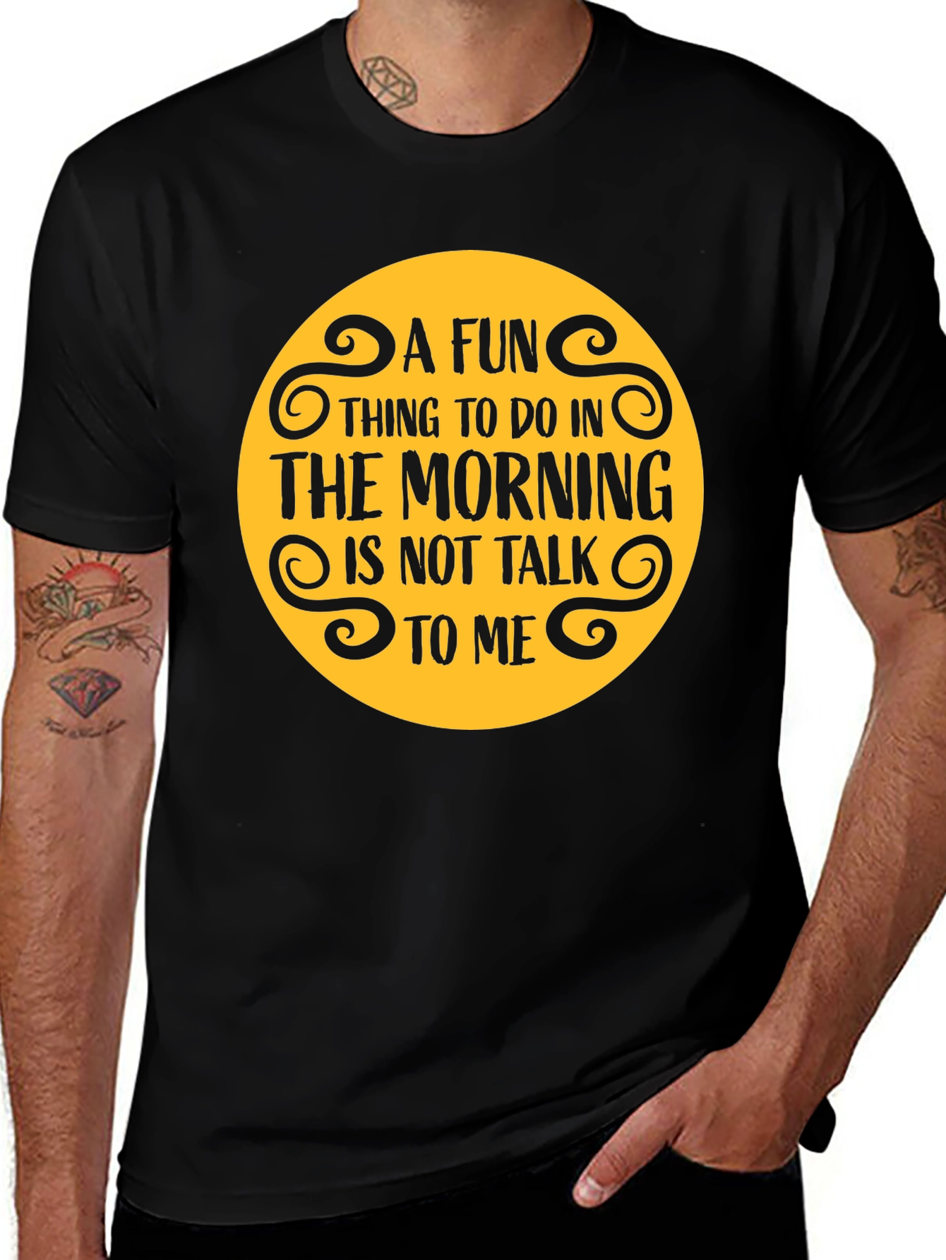 Variant 21 of Funny Morning T-Shirt - Don't Talk to Me!