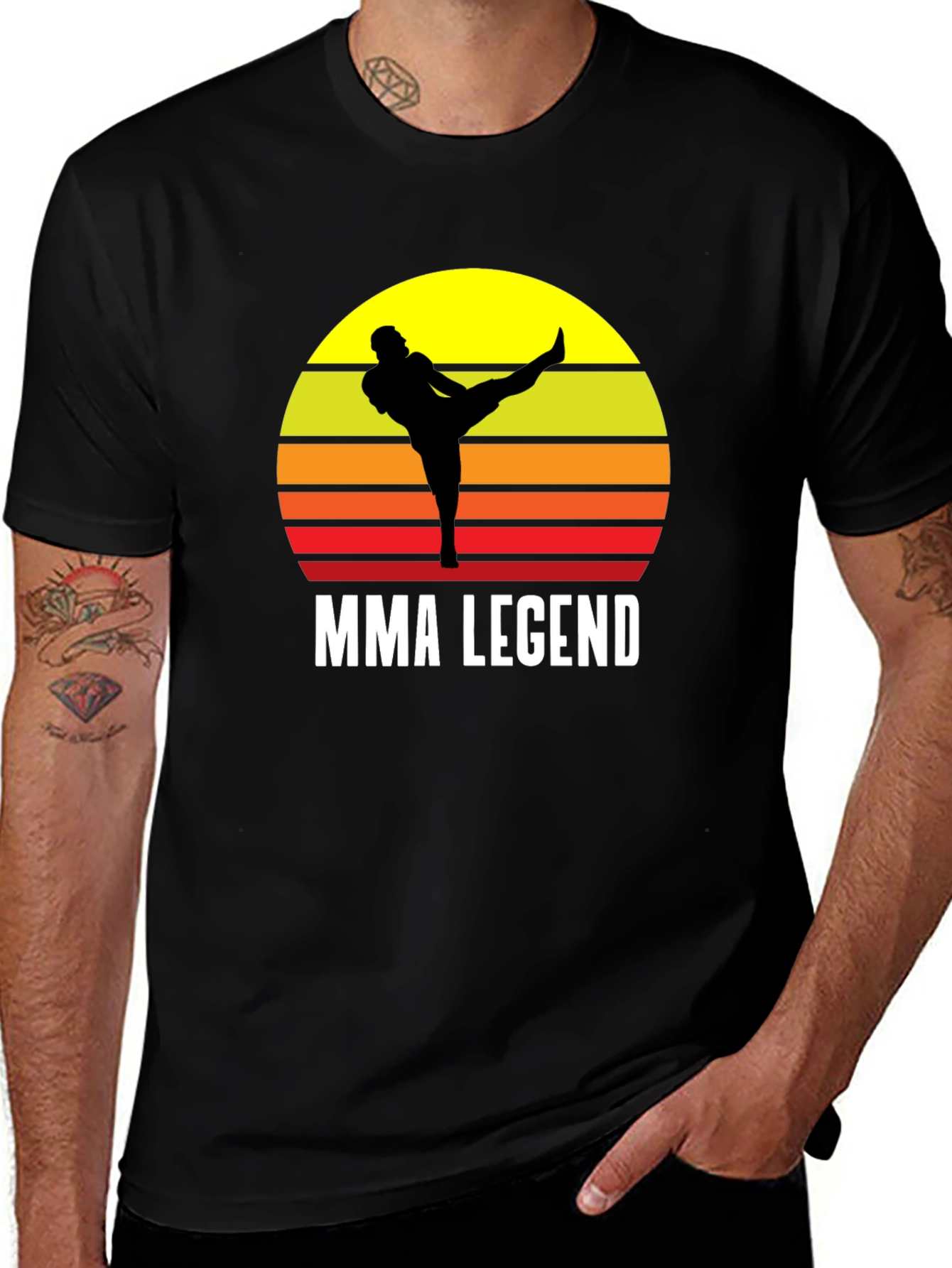MMA Legend Sunset Kick T-Shirt