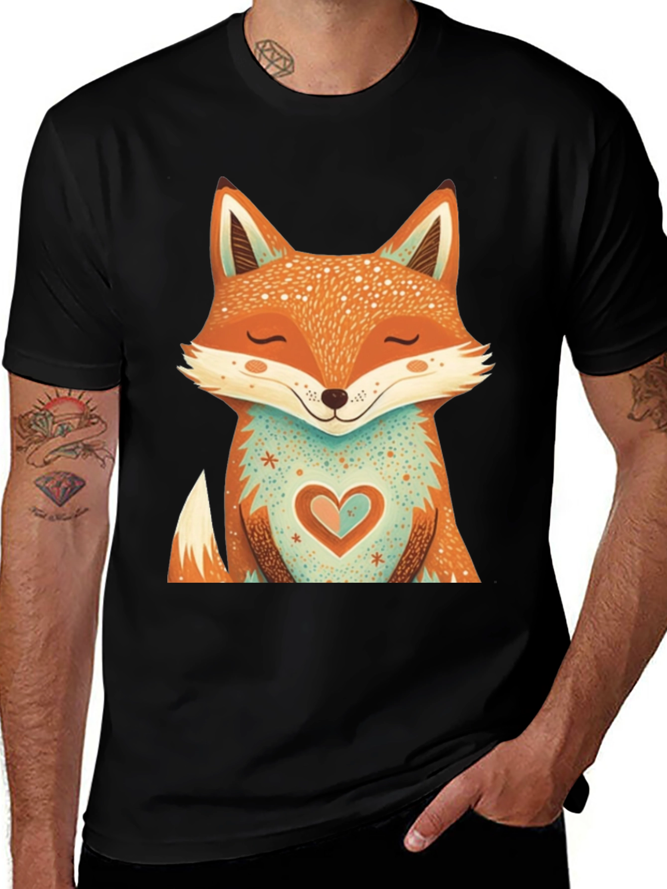 Cute Fox Graphic Tee