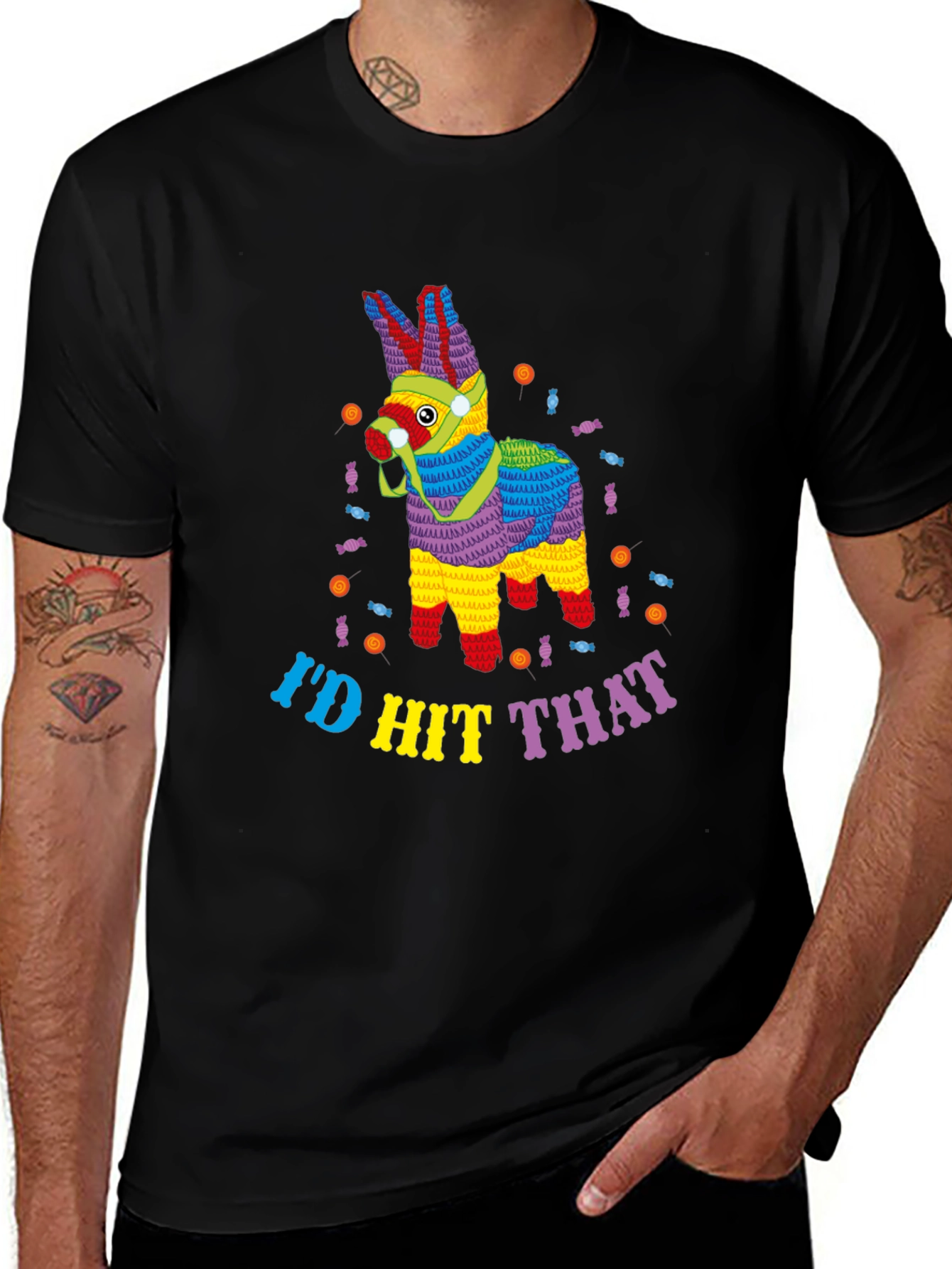 Variant 26 of I'd Hit That Pinata T-Shirt - Fiesta Fun!