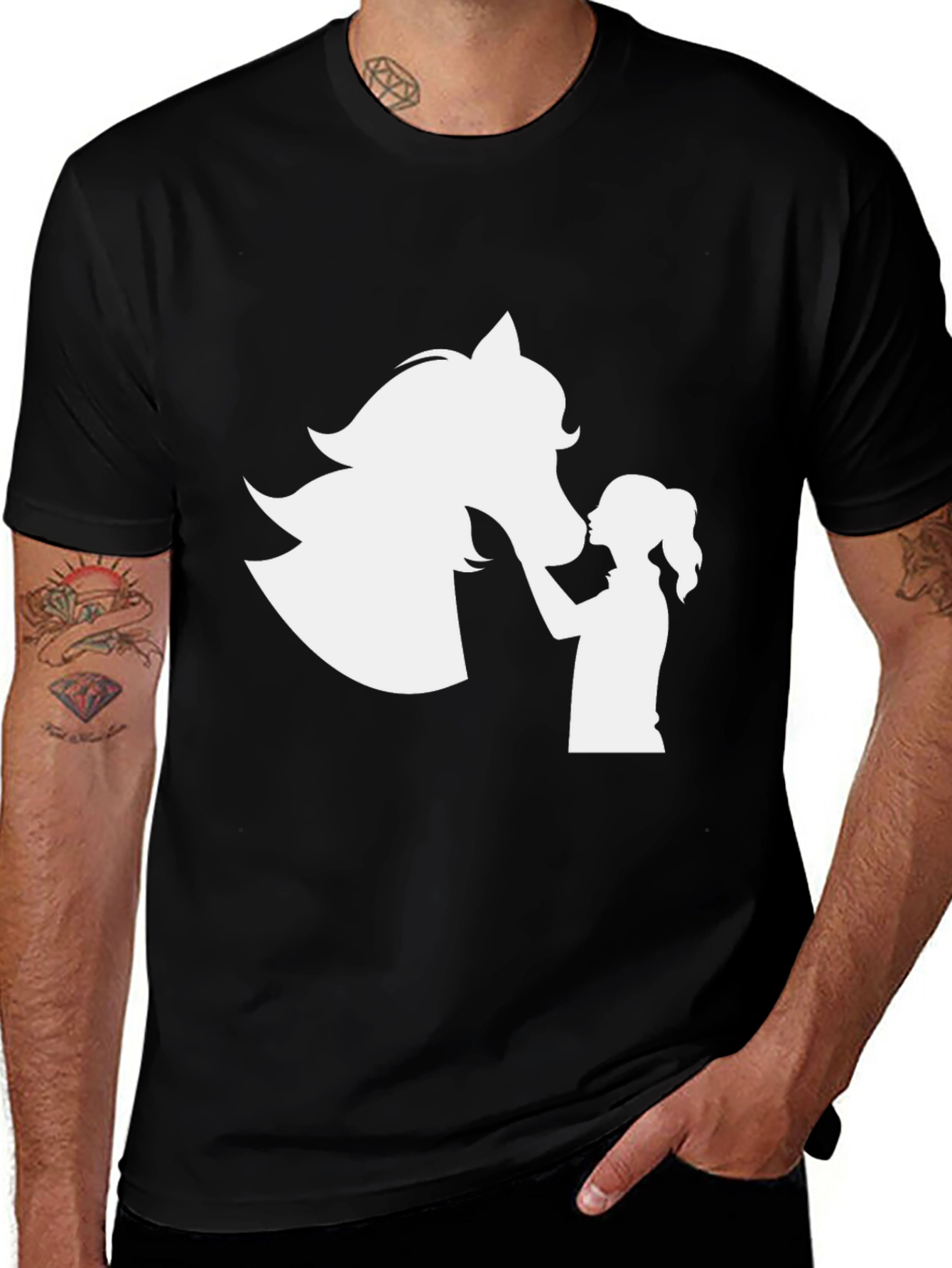 Variant 15 of Horse and Girl Graphic Tee
