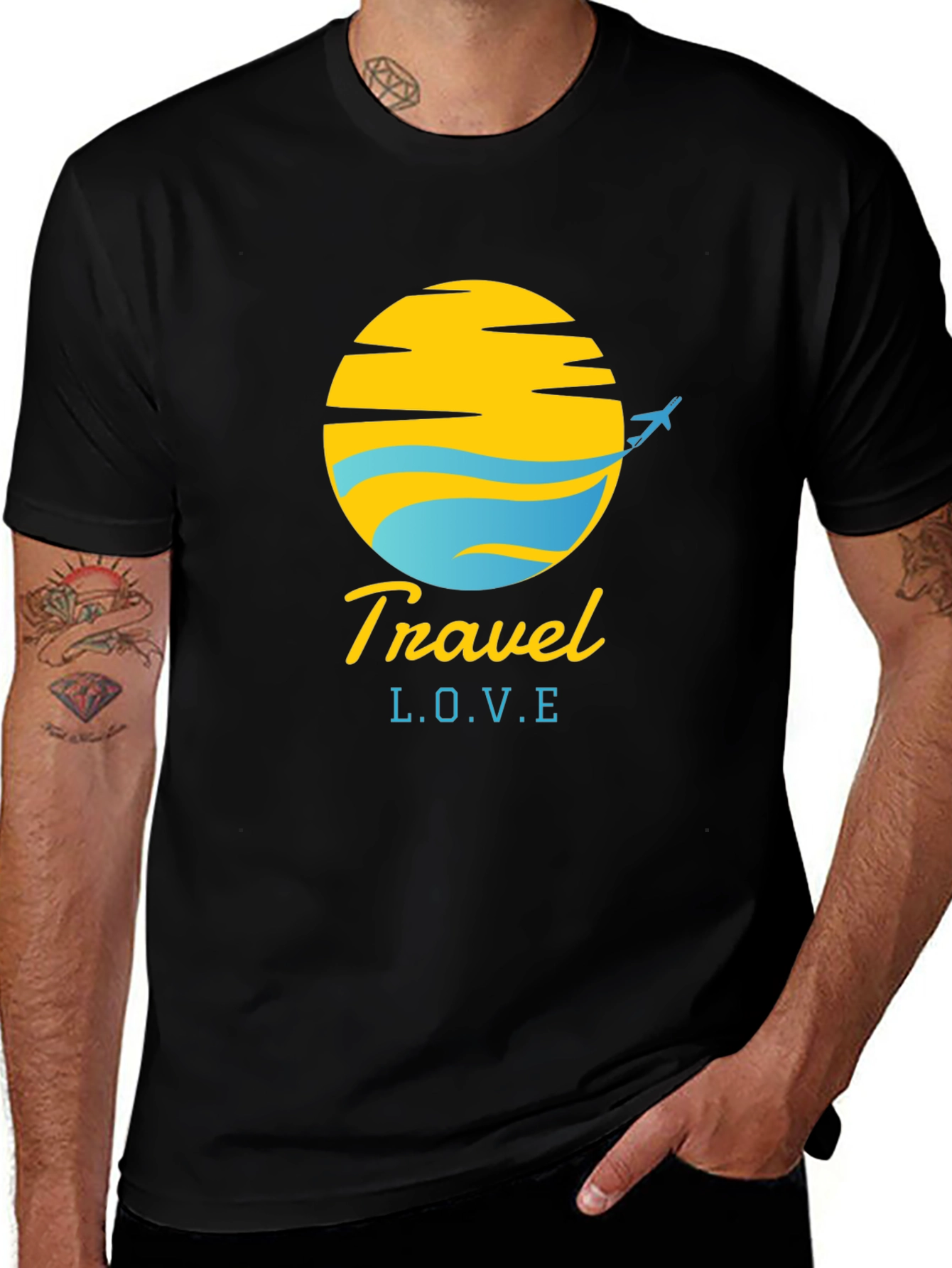 Variant 11 of Travel L.O.V.E. T-Shirt - Graphic Tee