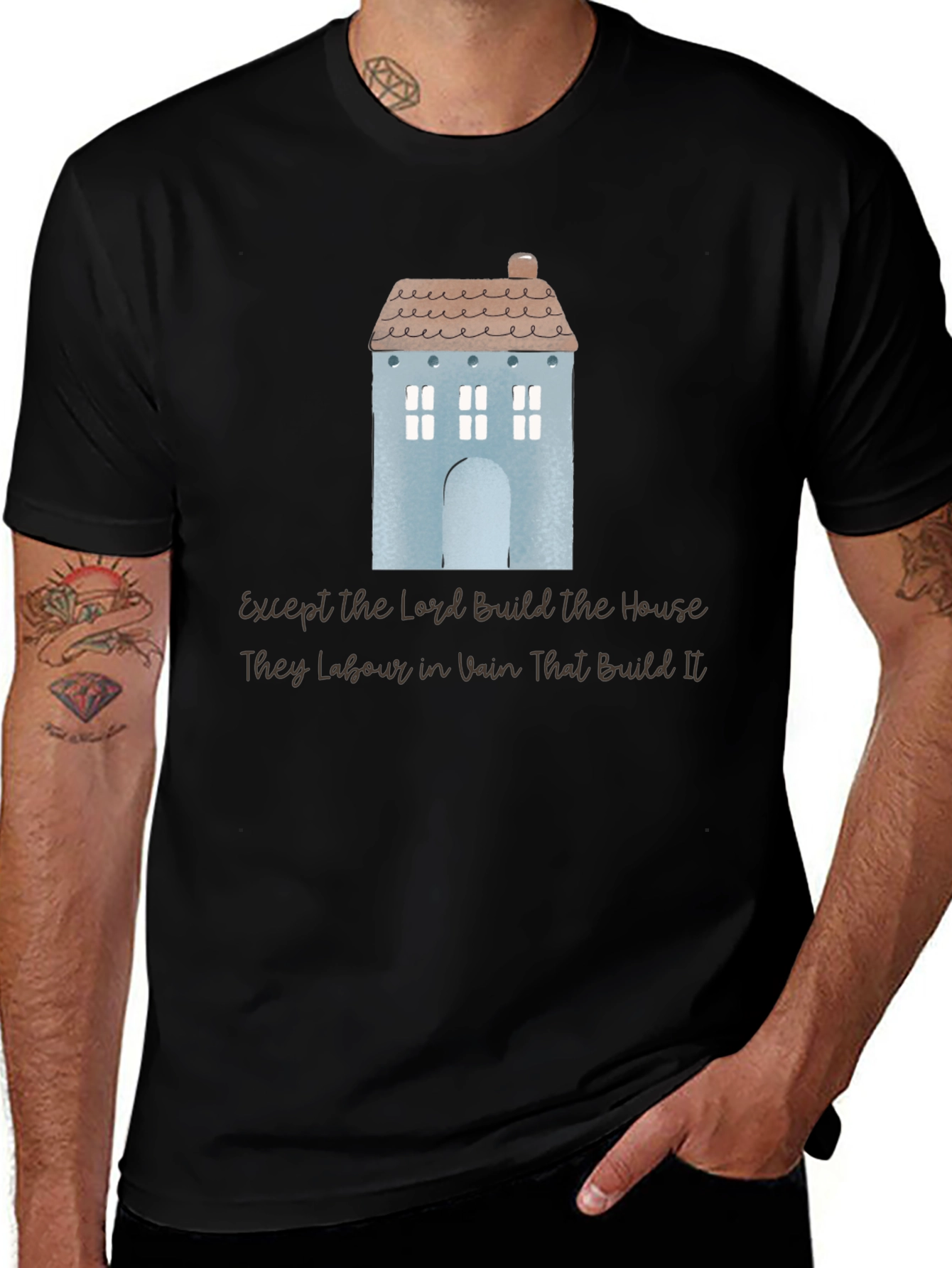 Variant 2 of House Graphic T-Shirt